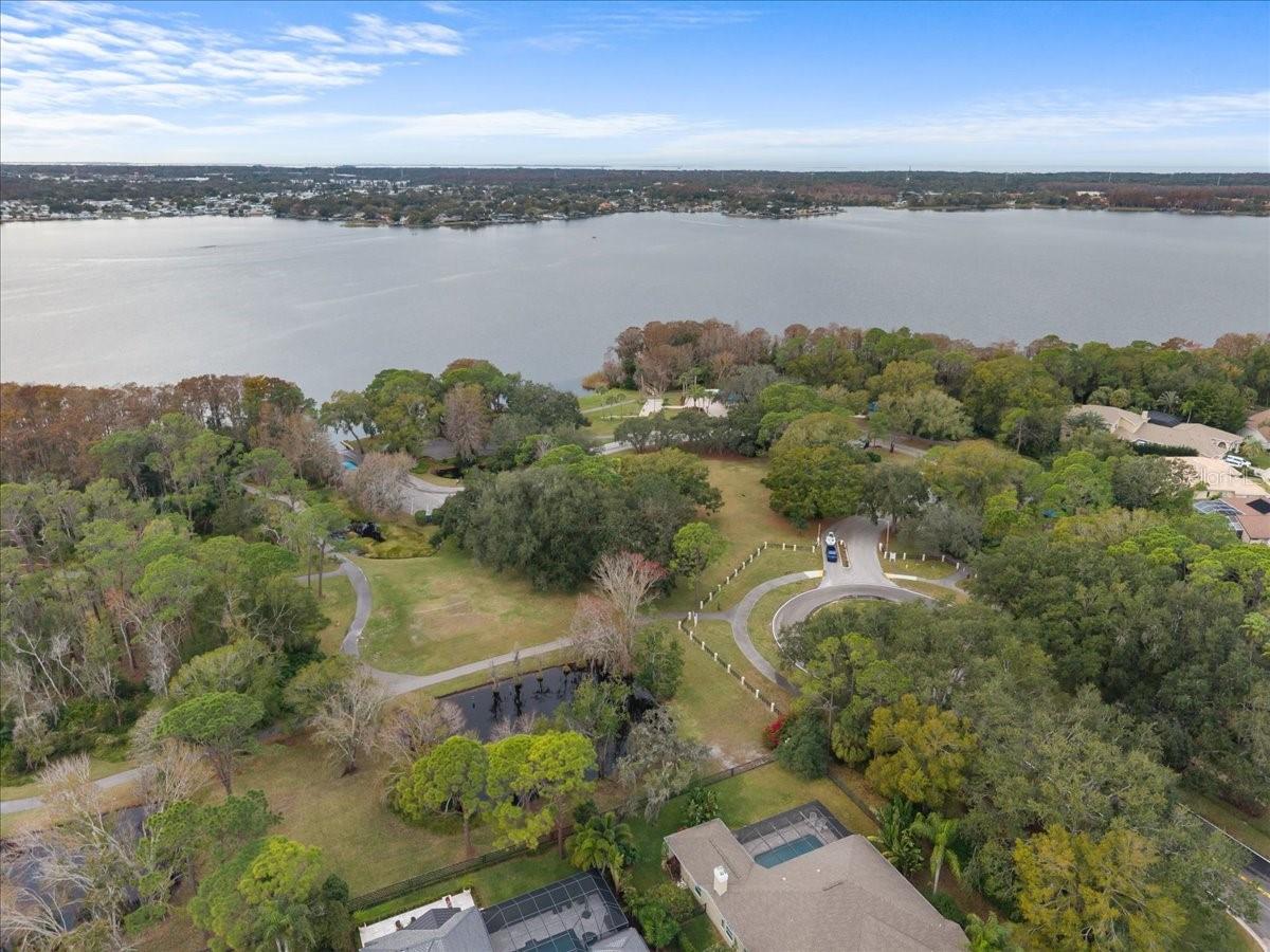 Lansbrook Lakefront Park with gated access