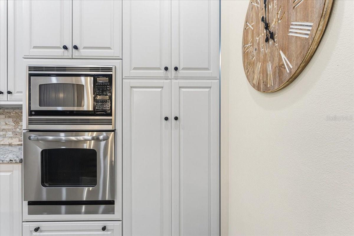 What's behind this cabinet?