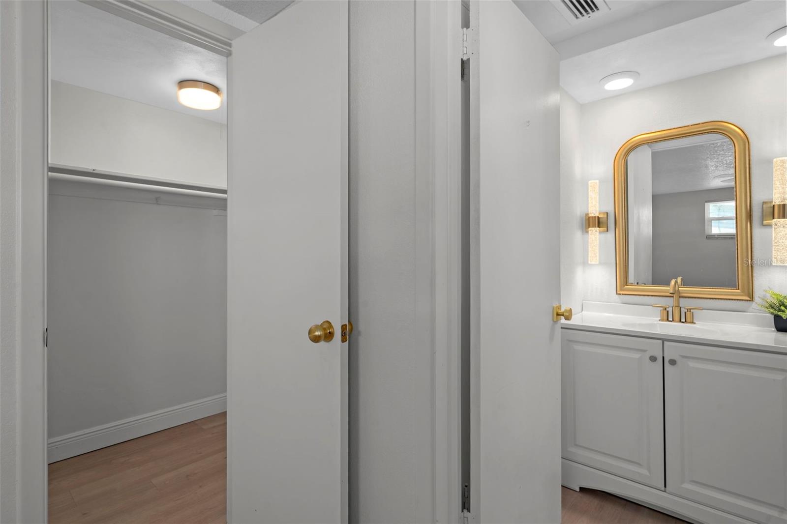 Primary Bath and Walk-In Closet