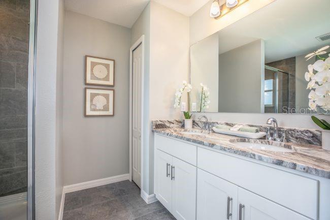 Model home - actual features may vary.