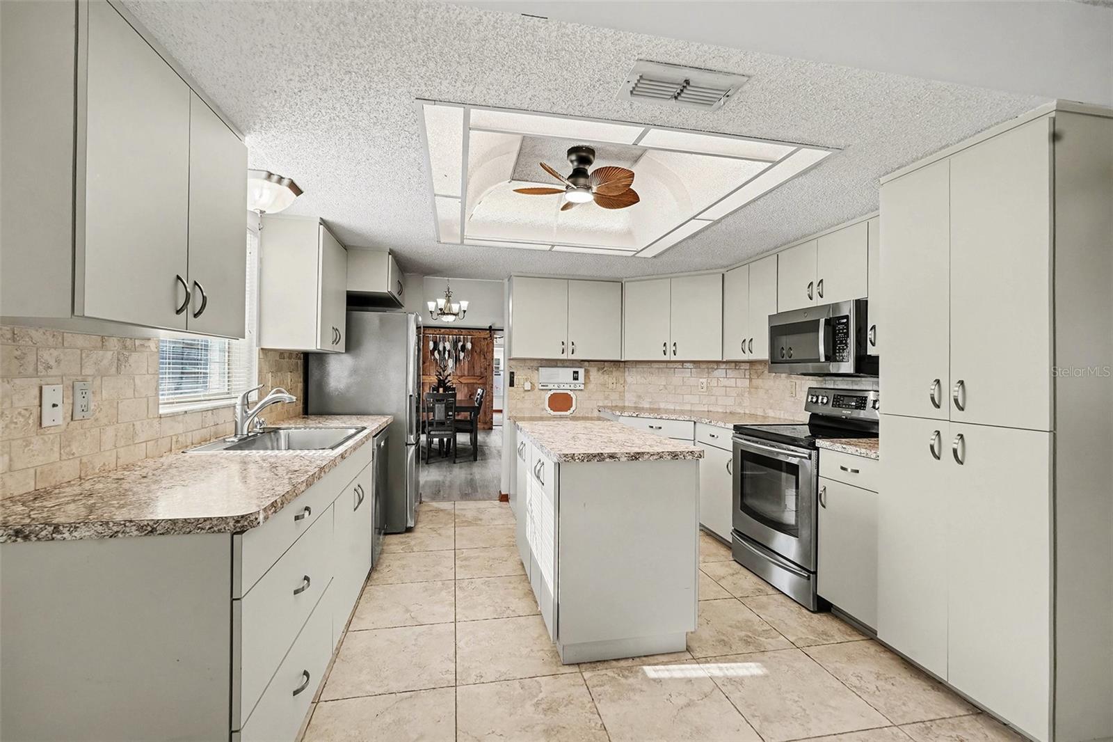 Kitchen with ample storage