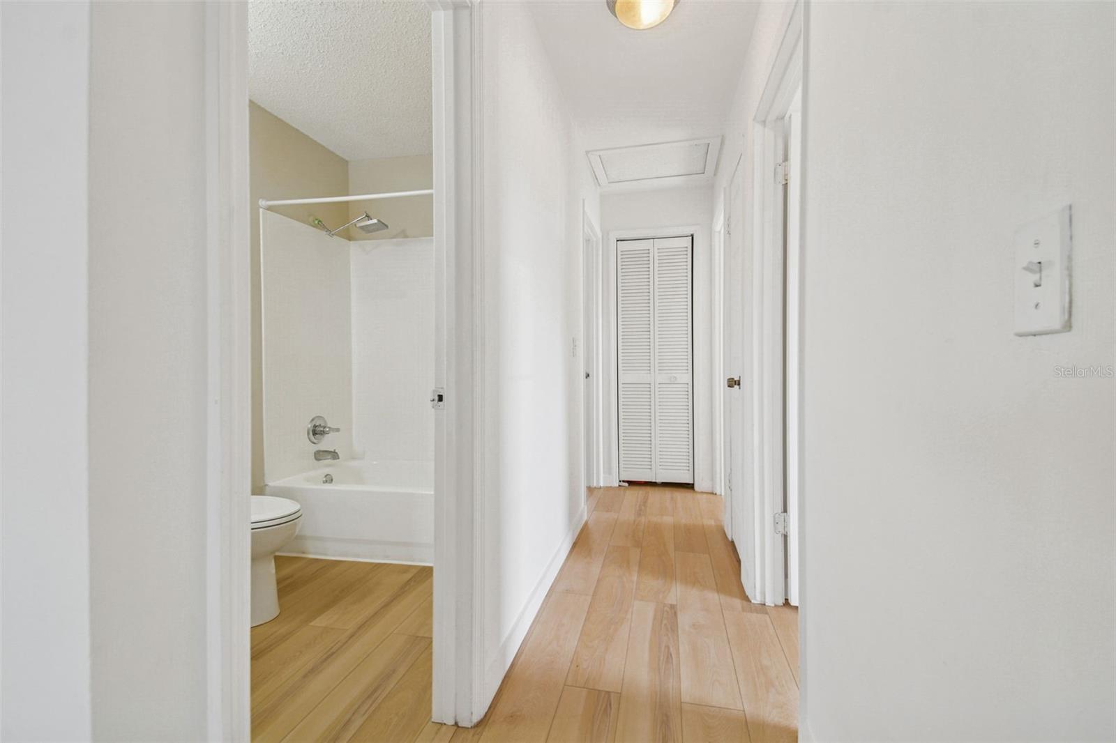 Leading to Hall Bathroom and Bedrooms