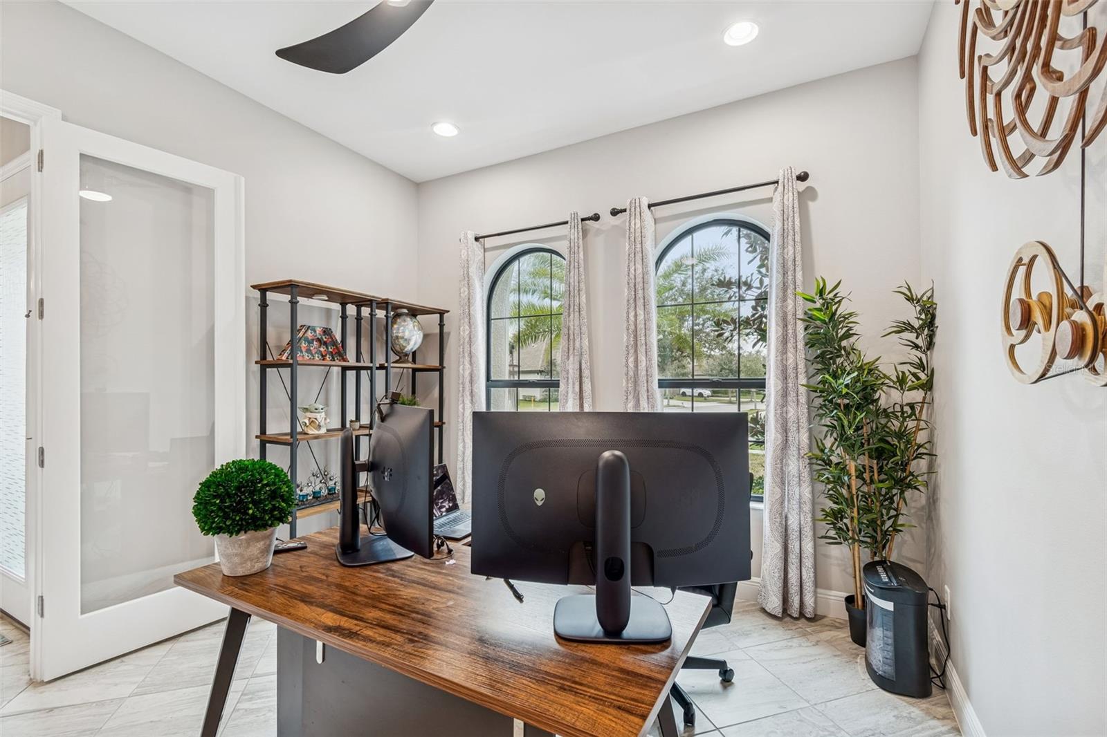 PROFESSIONAL OFFICE W/ FRENCH DOUBLE DOORS