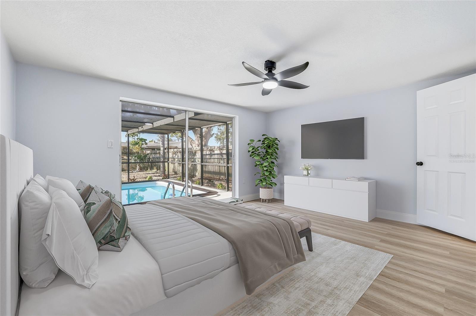 Primary Bedroom (Virtually Staged)