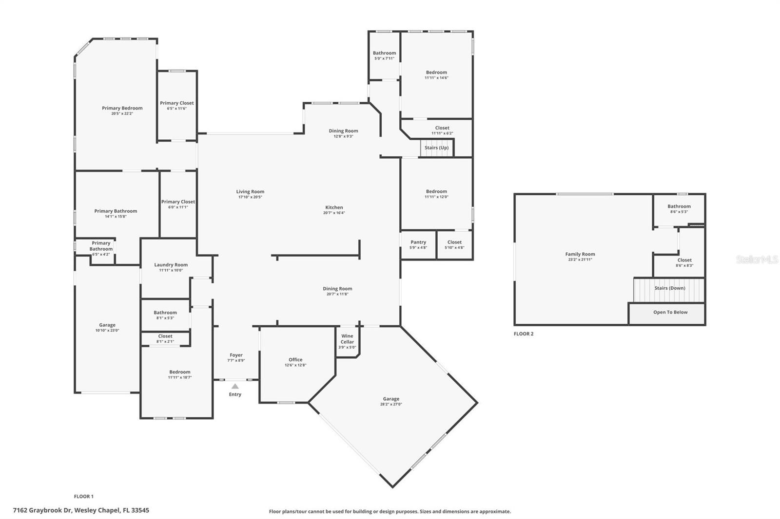 1st & 2nd Floor Plan