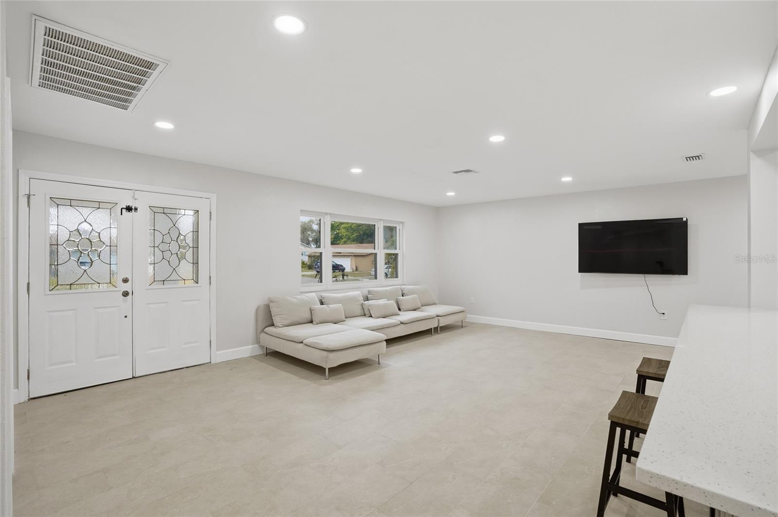 Kitchen and Living Room