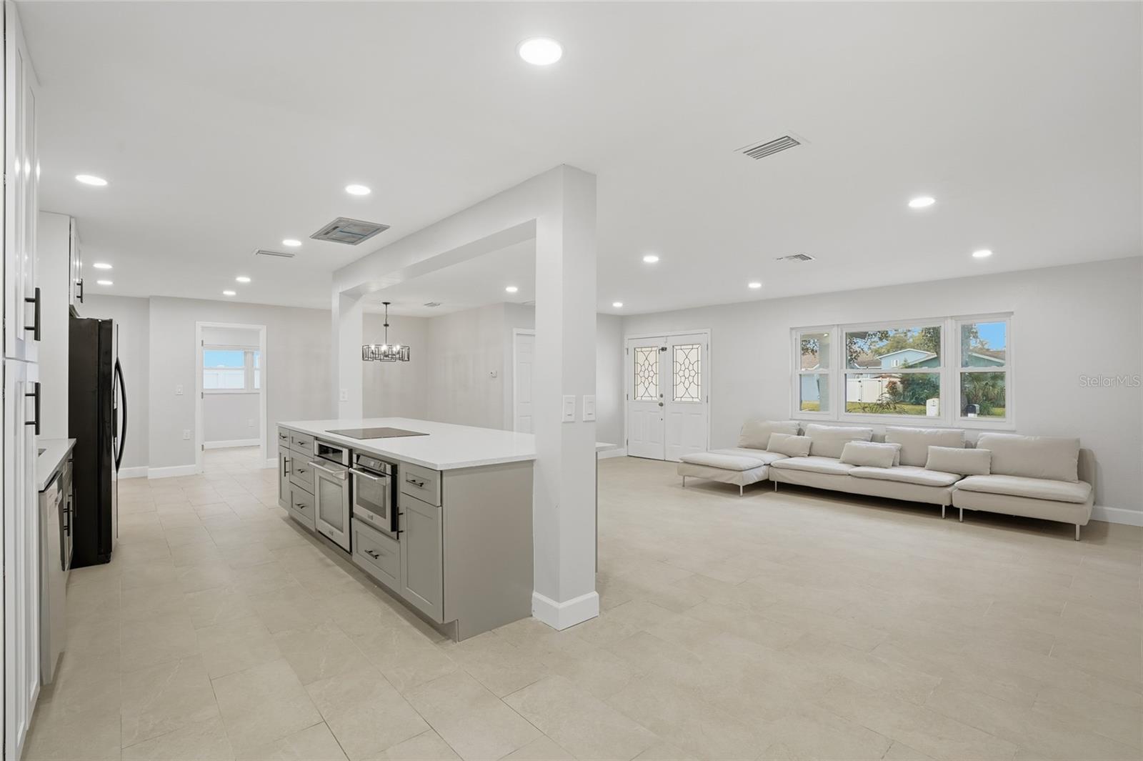 Kitchen and Living Room