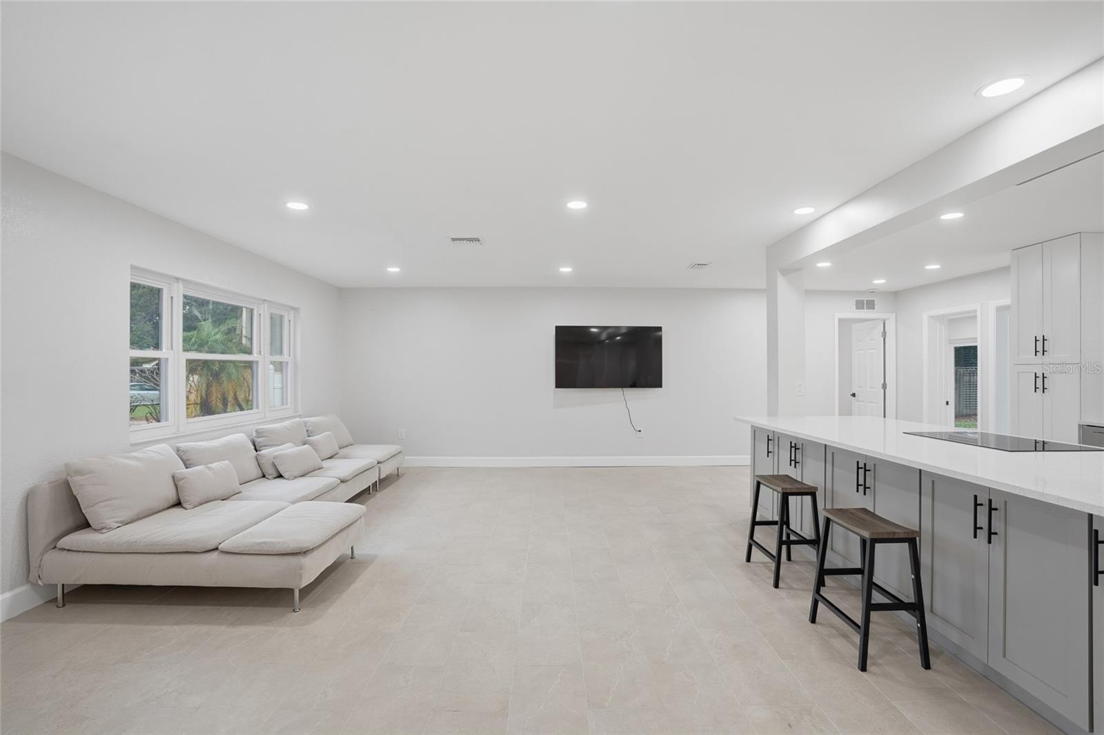 Kitchen and Living Room