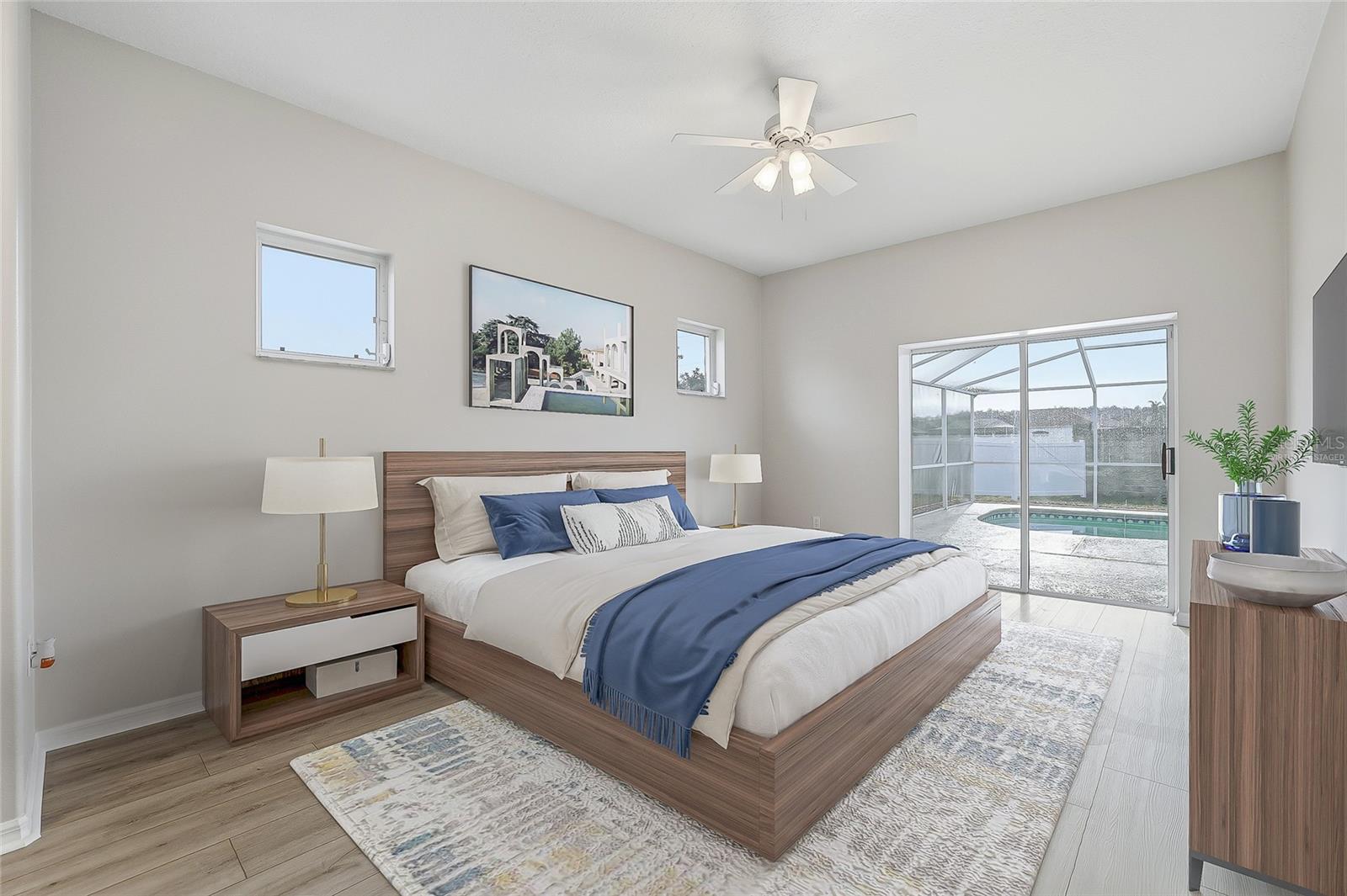 Primary Bedroom (virtually staged)