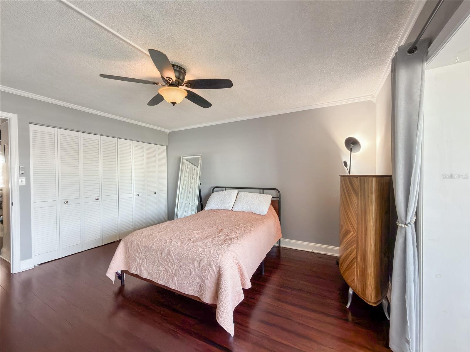 The Primary Bedroom is Filled with Tons of Natural Light