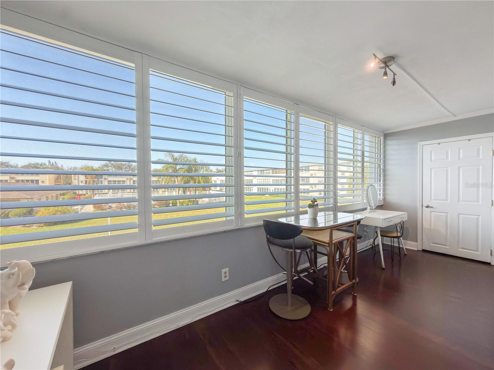 The Florida Room is Climate Controlled for Comfort