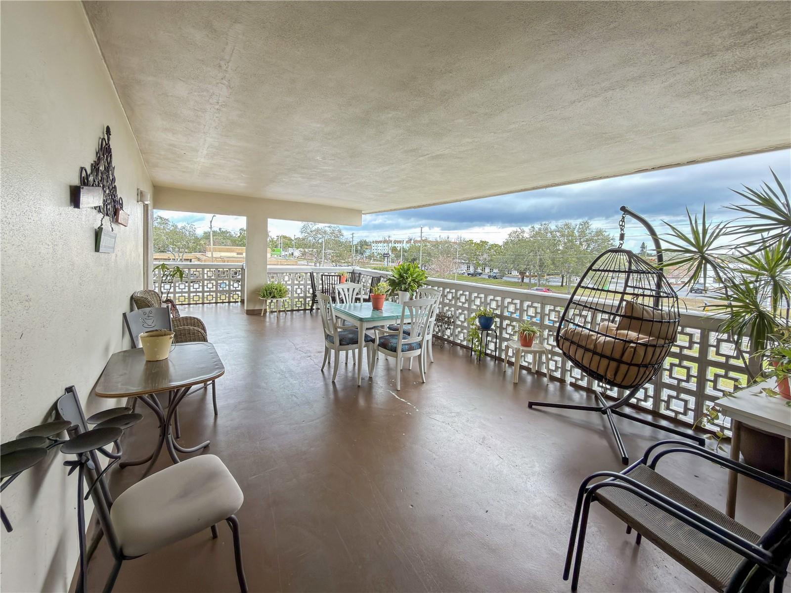 Next to Each Floor's Lounge Area is Storage and Laundry