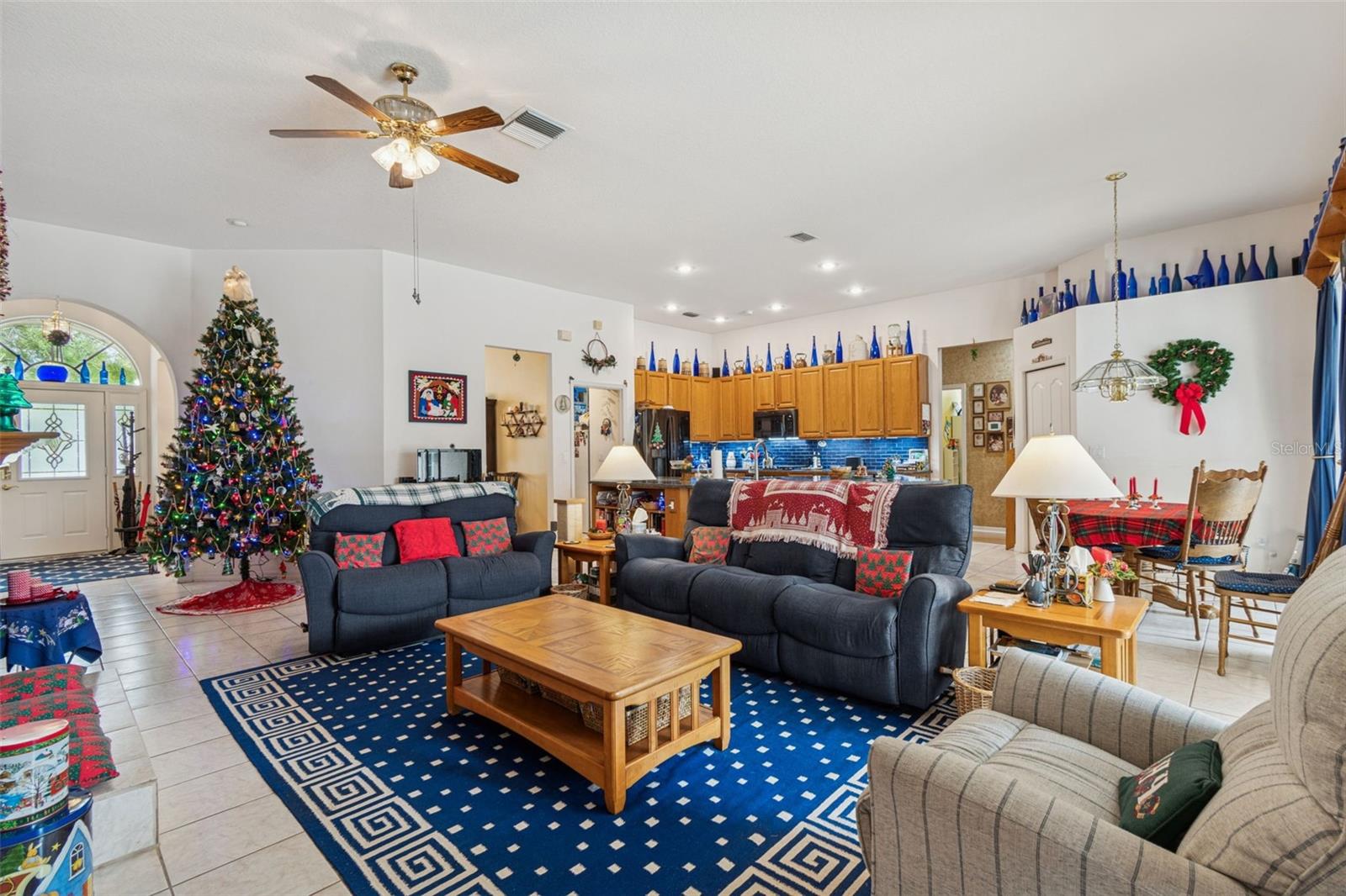 Family Room and Kitchen