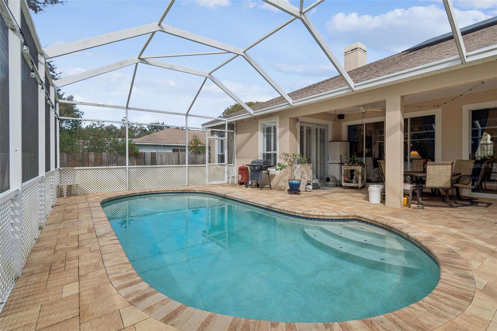 Pool with Screen Cage
