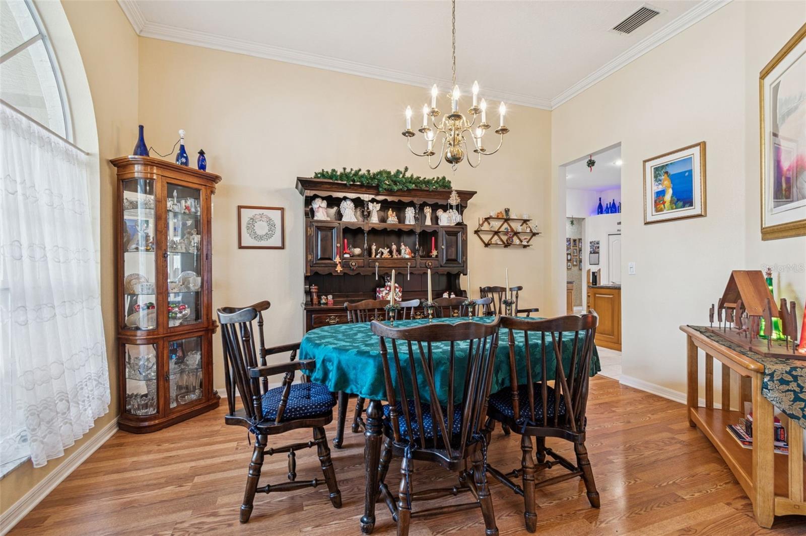 Dining Room with Kitchen Entrance