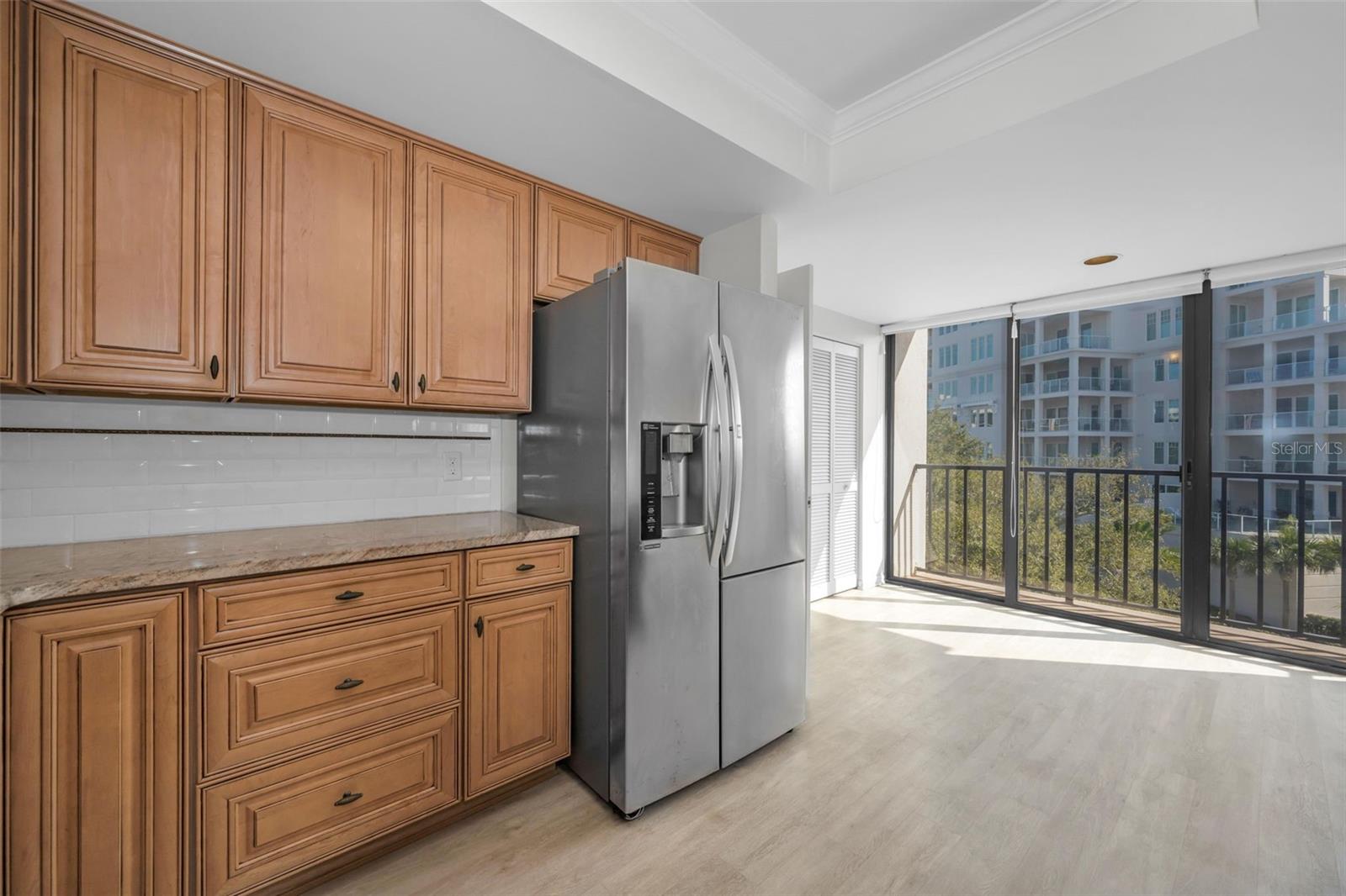 Morning light in your kitchen and room for cafe table and 2 chairs
