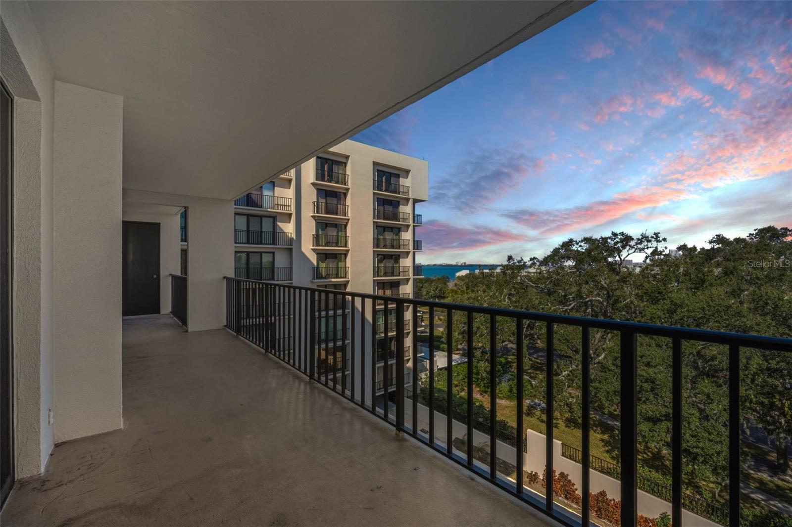 Living room view, north balcony view looks out to the intercoastal and great northwest sunset views!