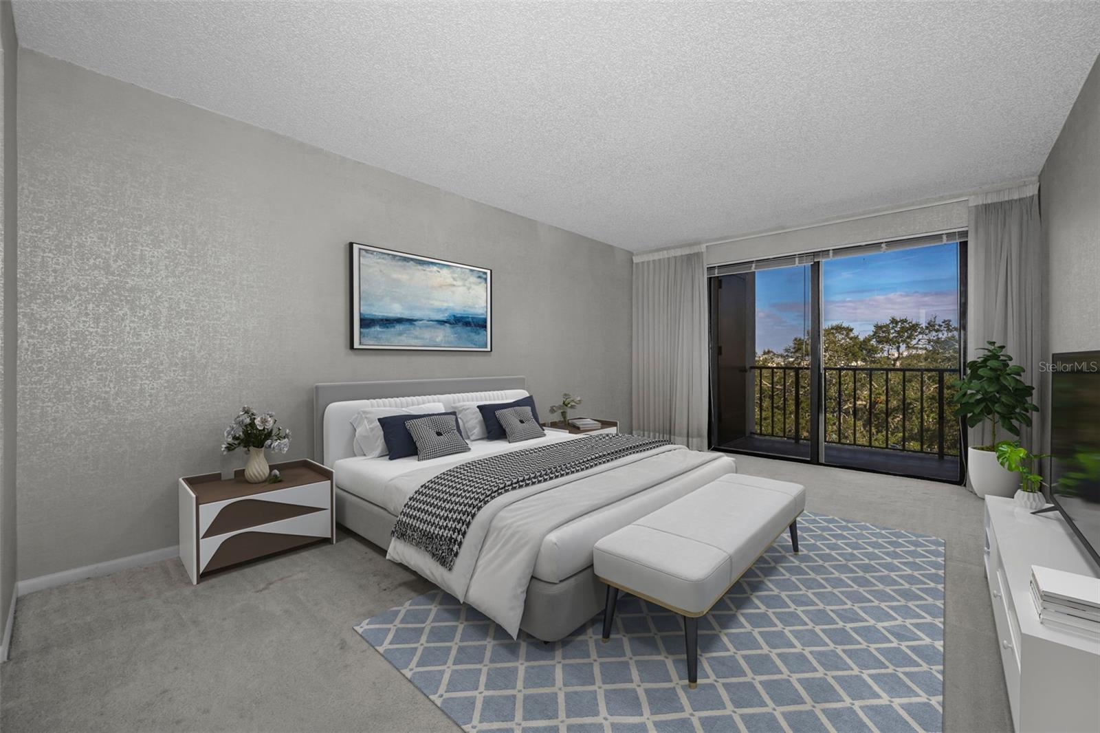 Master suite with full bath and walk in shower. So much space!