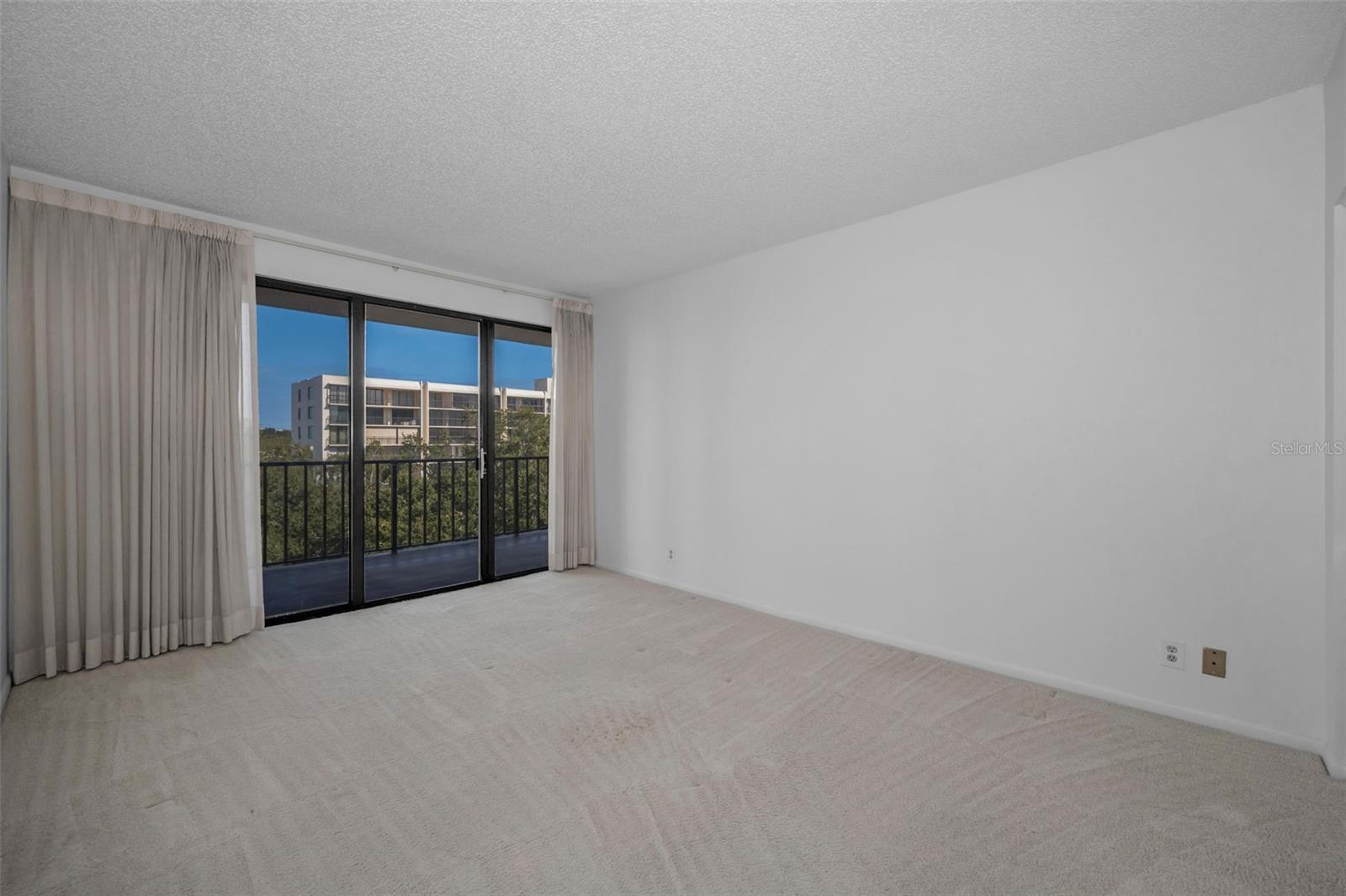 Guest Bedroom Sliding door to balcony