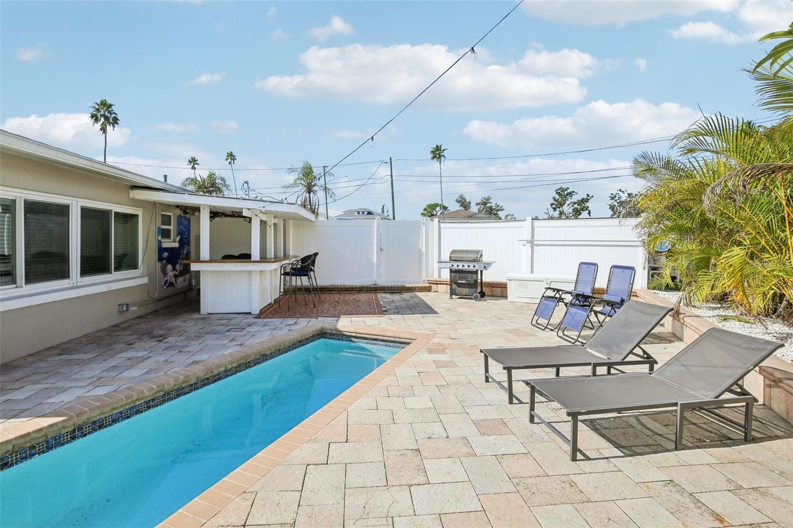 Outdoor Bar off Pool Area