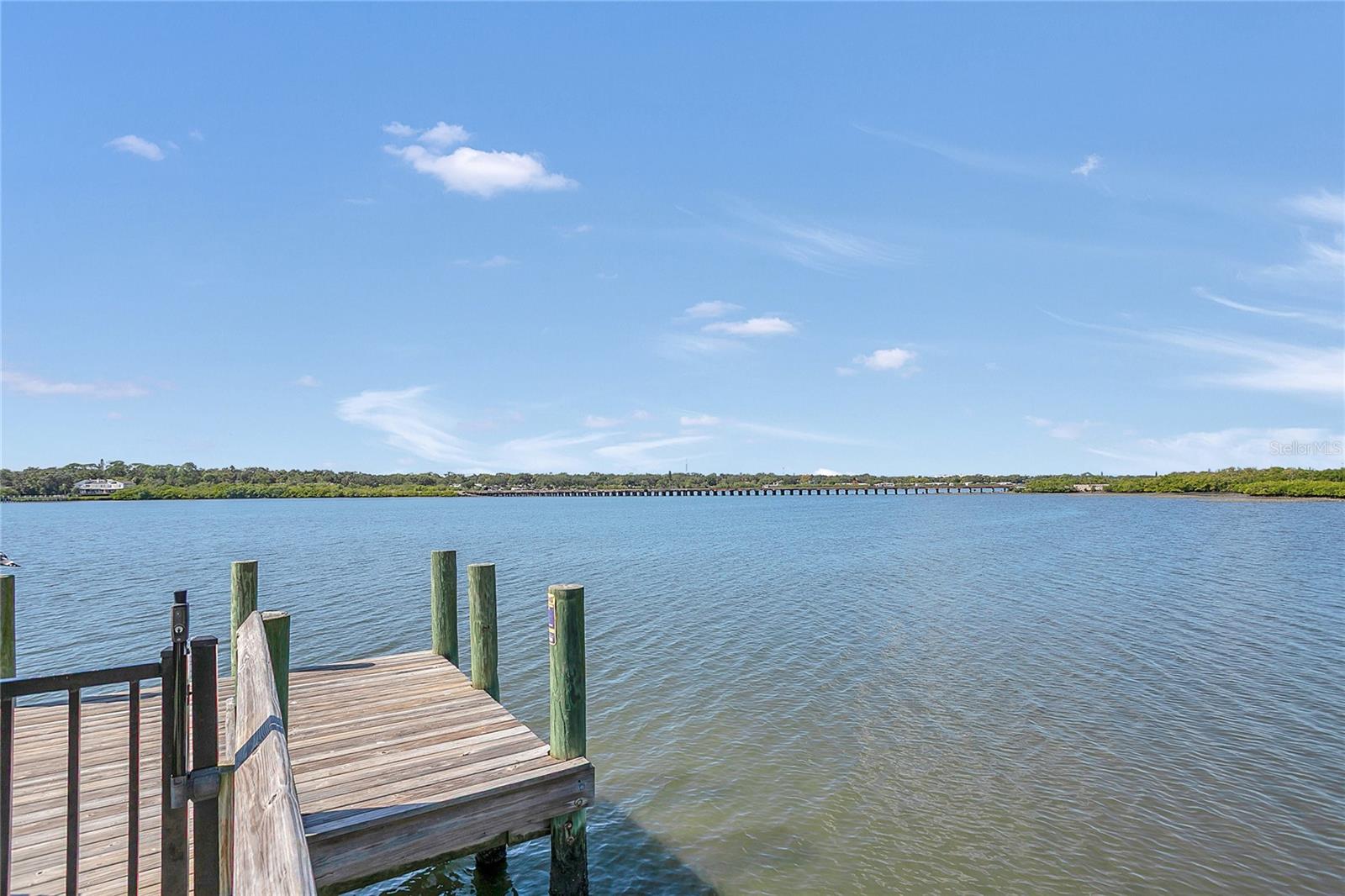 Fishing dock in the community