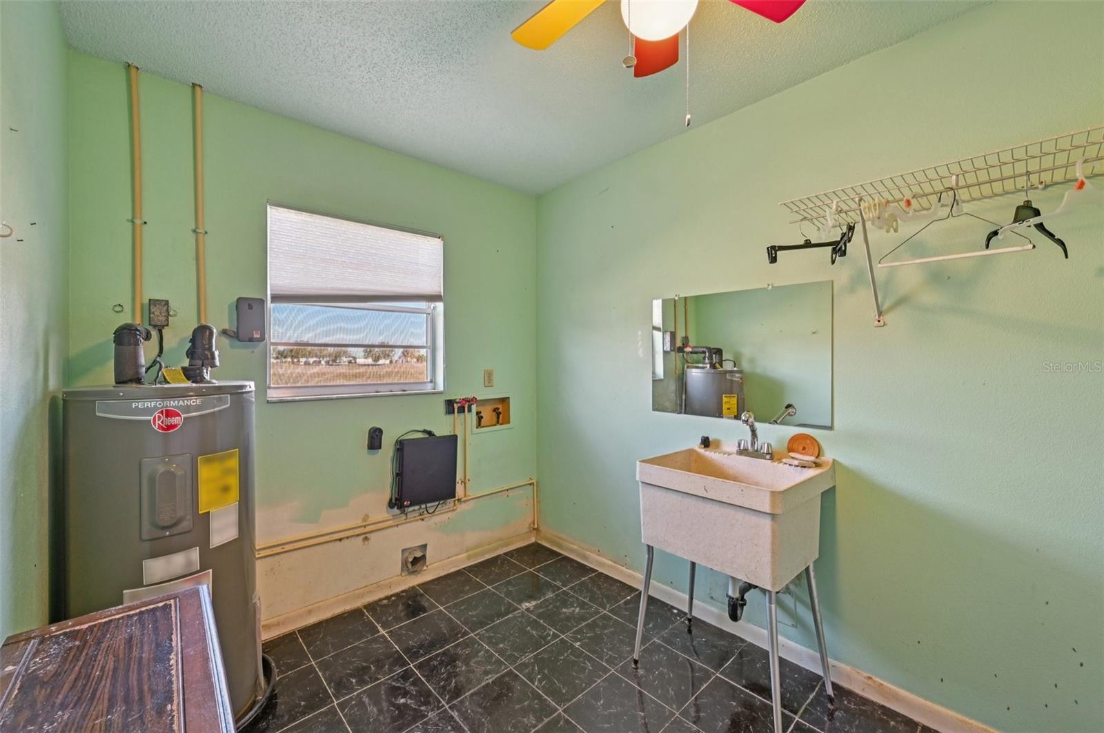 inside utility/mud room