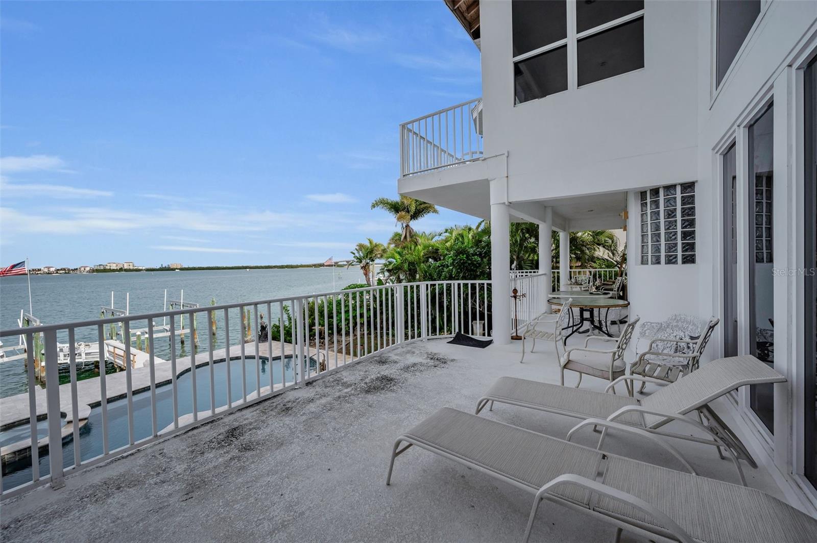 Balcony off of living area