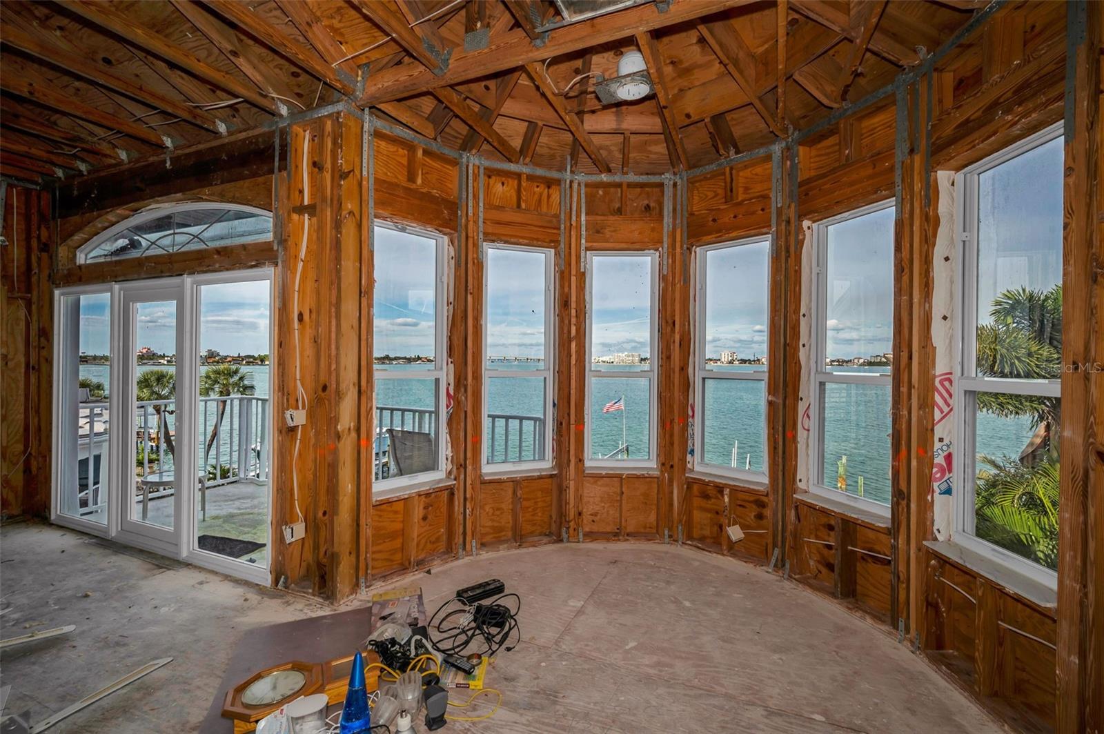 Primary bedroom area with views