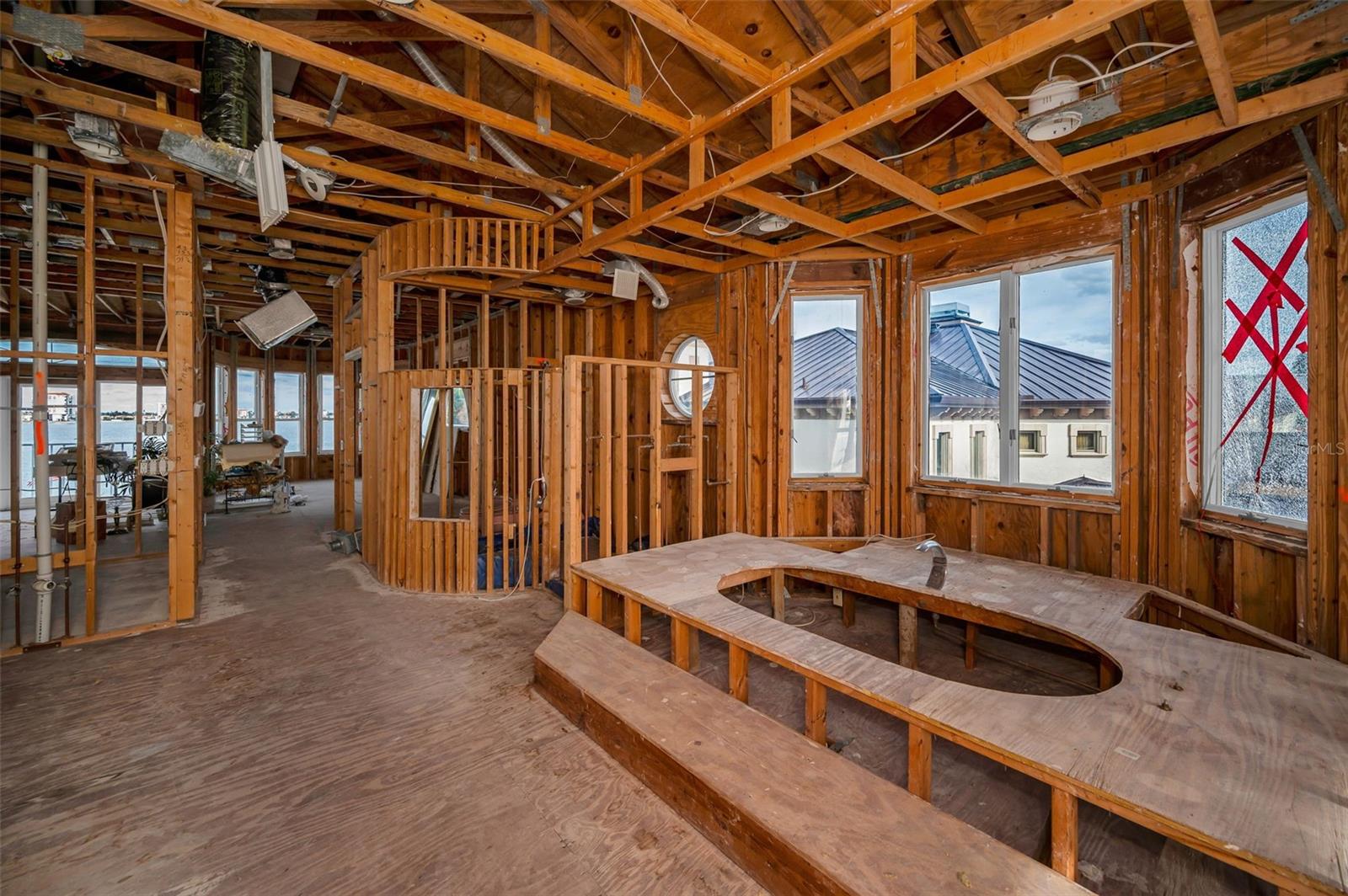 Primary bathroom area