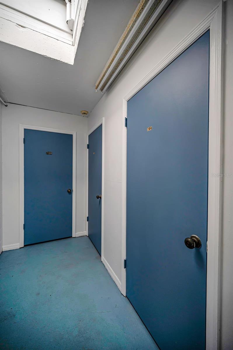 Storage Unit Across from Front Door