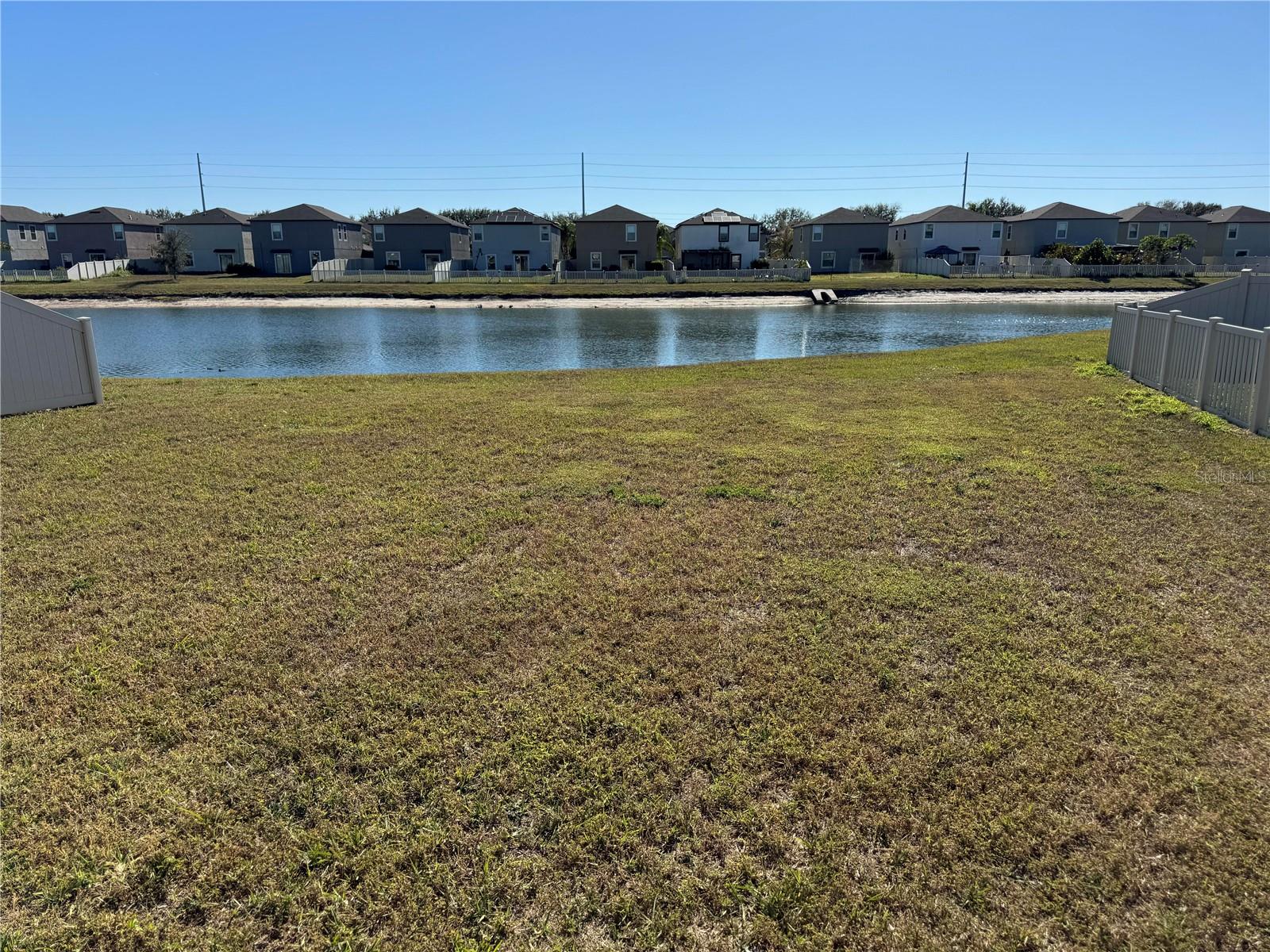 Beautiful view out from back yard