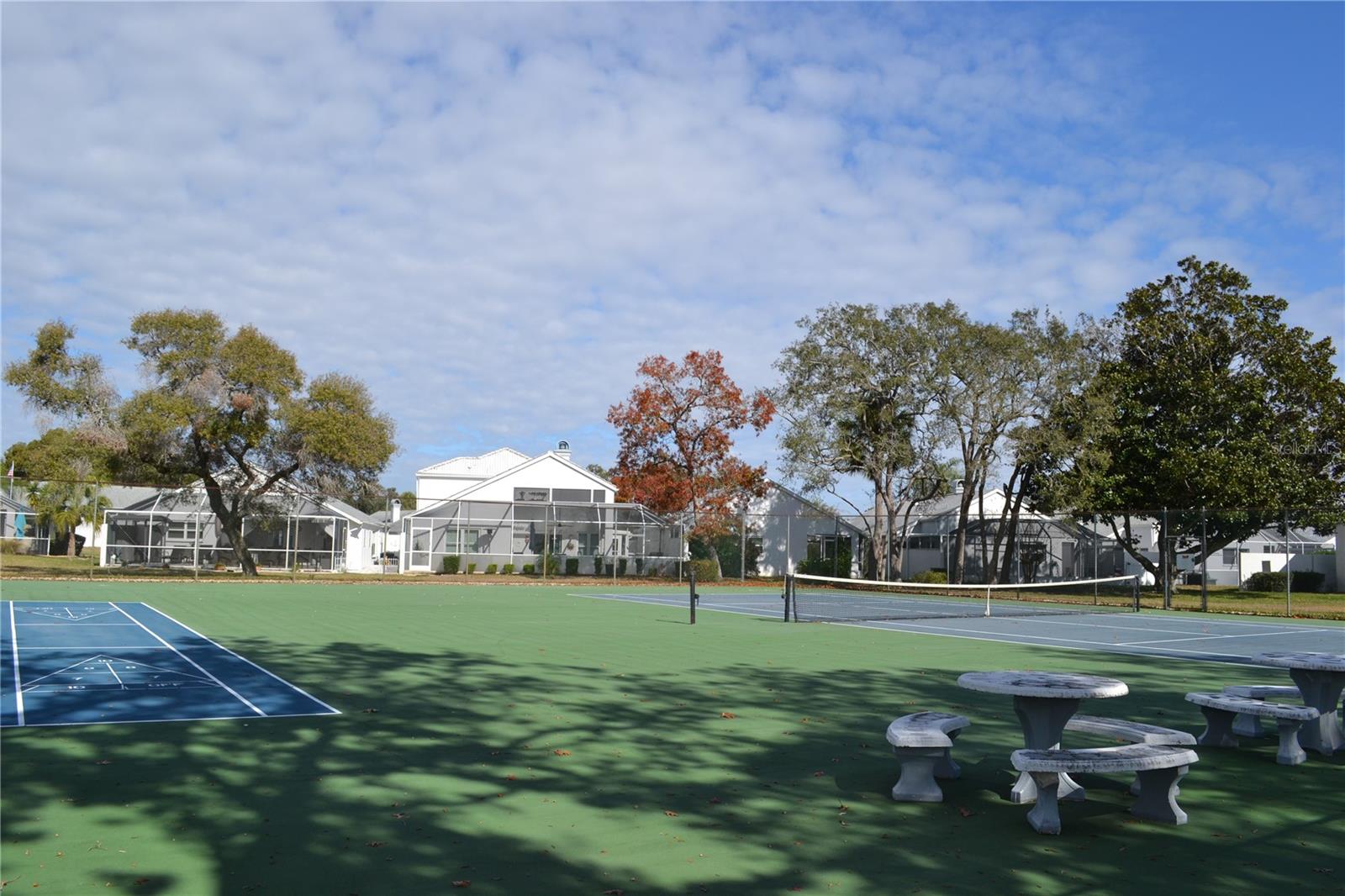Tennis and shuffleboard