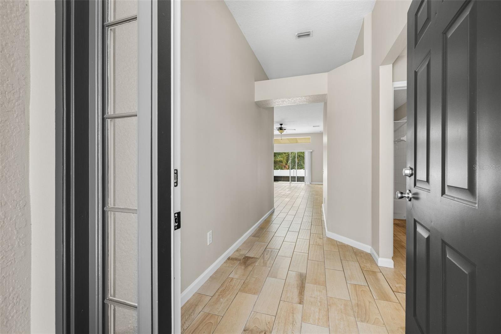 High ceilings and natural light welcome you inside.