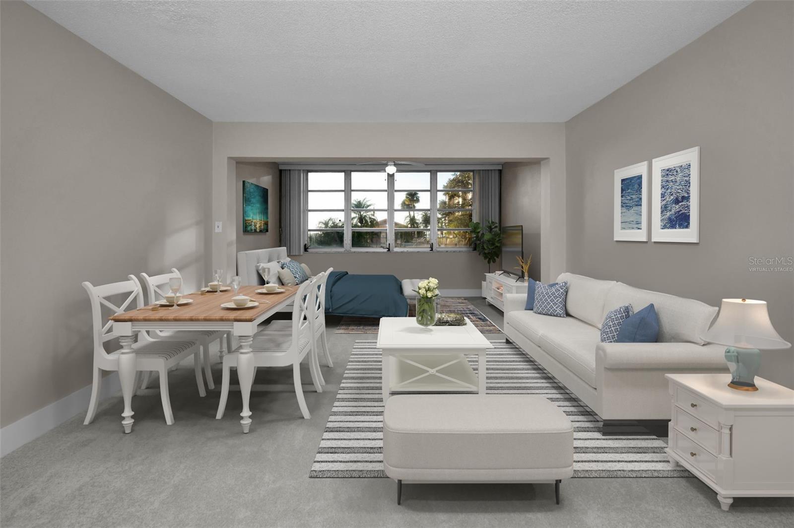 Living Room - Virtually Staged