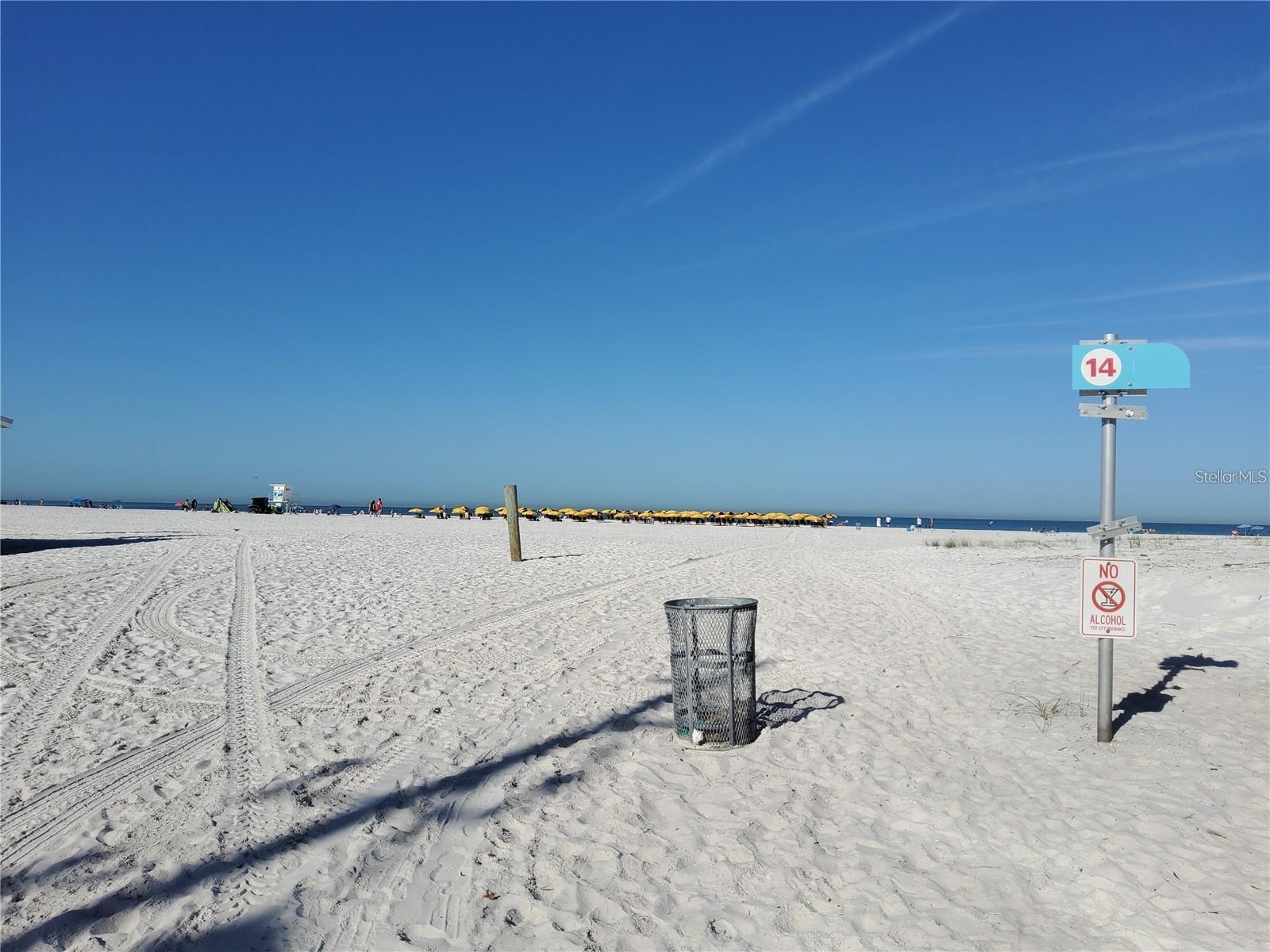 Beach across the street
