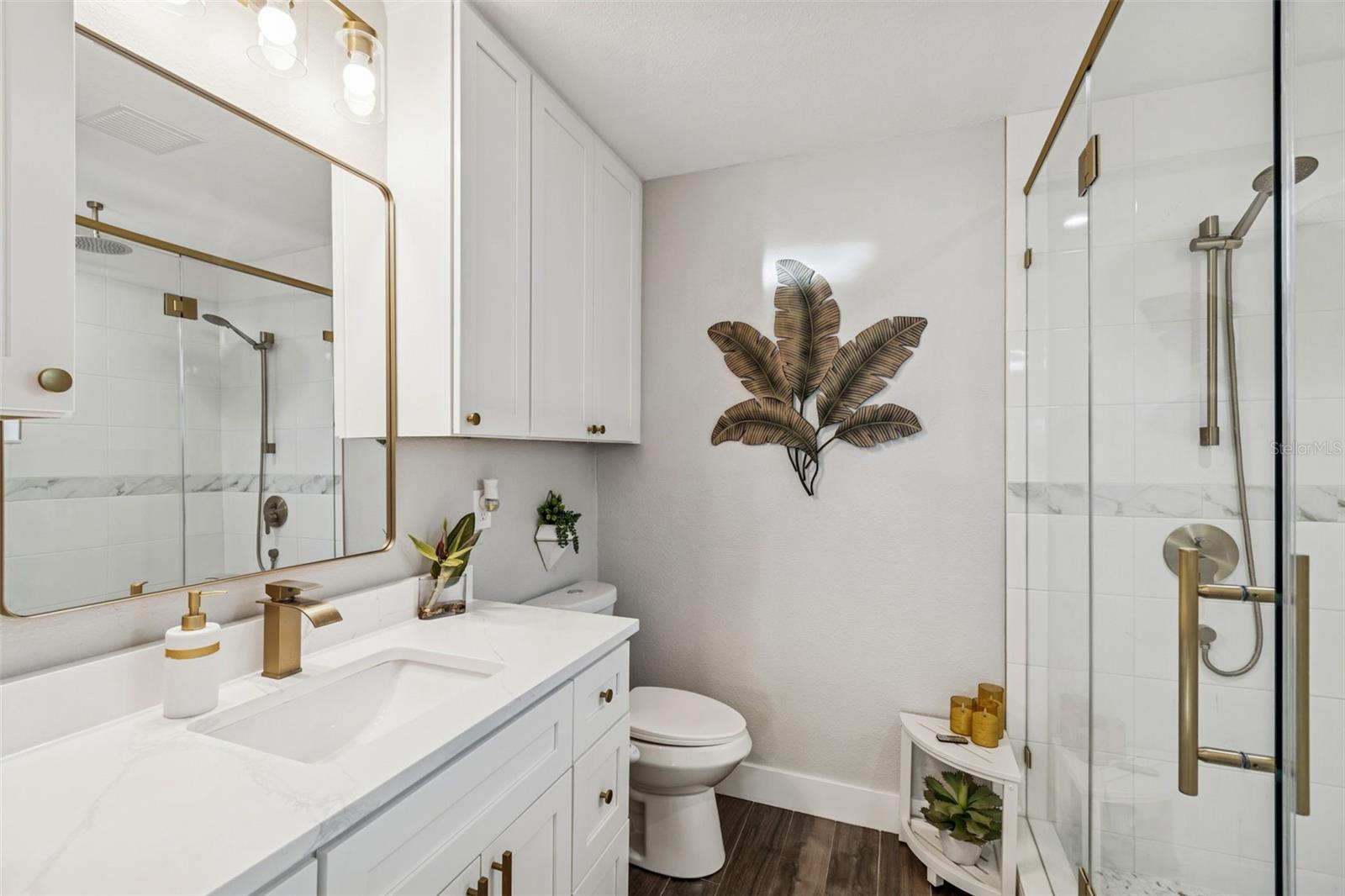 Downstairs primary bathroom