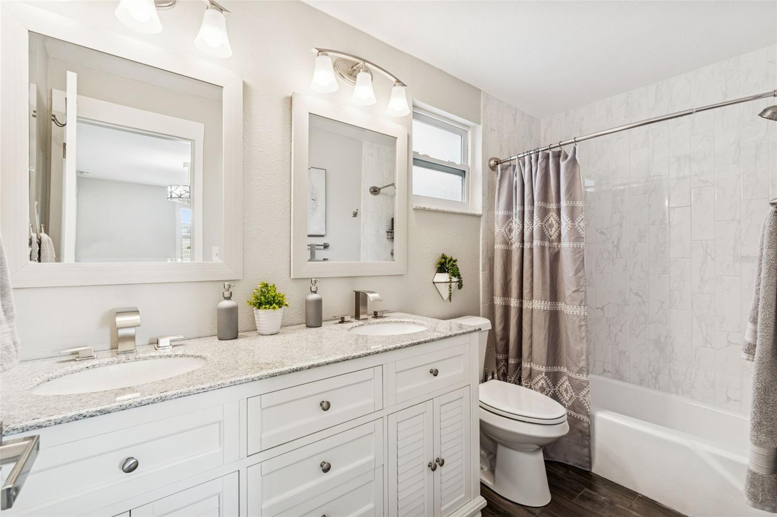 Upstairs hall bathroom