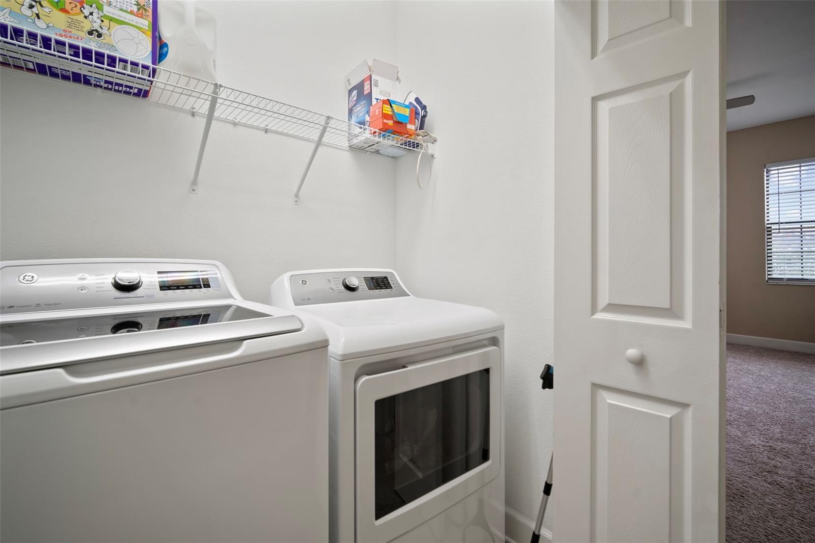 Upstairs Laundry center