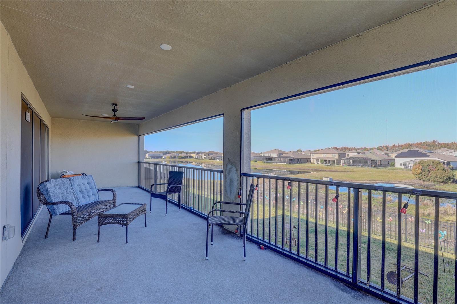 Balcony/lanai off of Master Bedroom