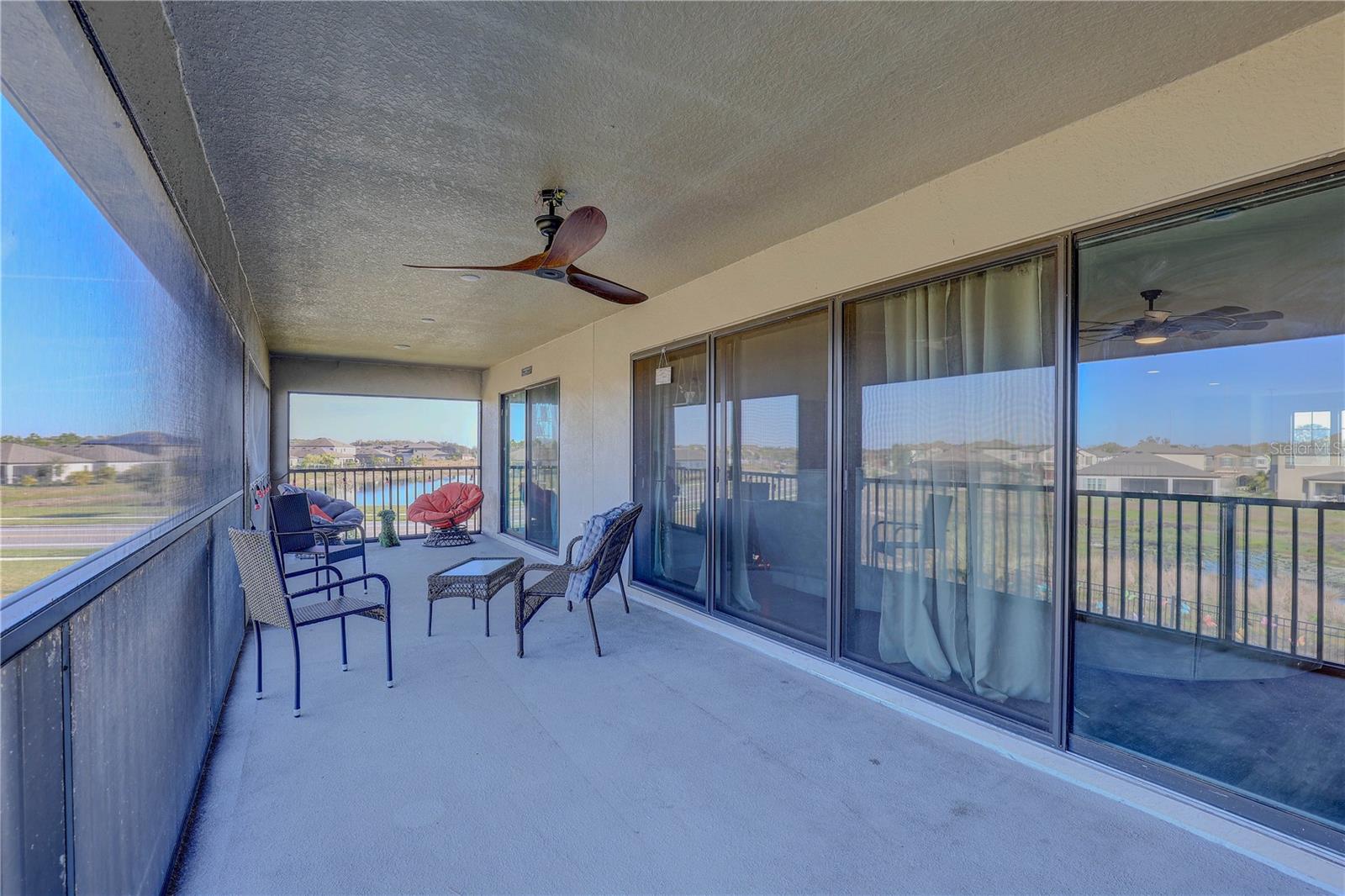 Access from loft area or Master Bedroom