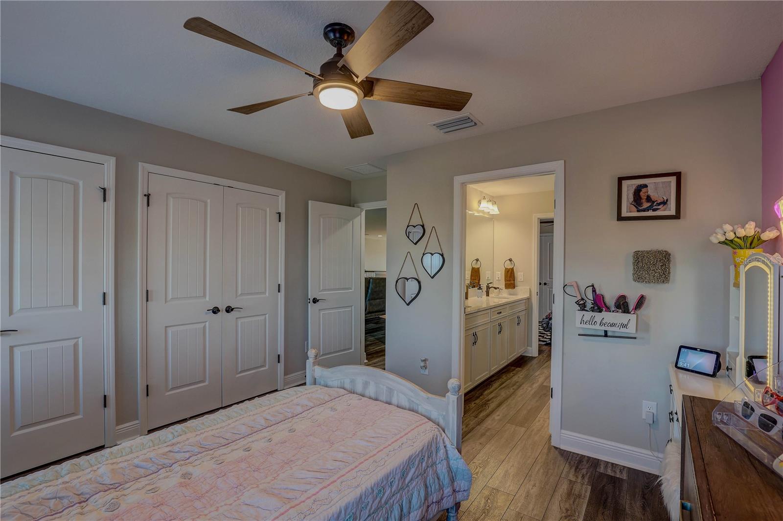 Double the closet space of most bedrooms