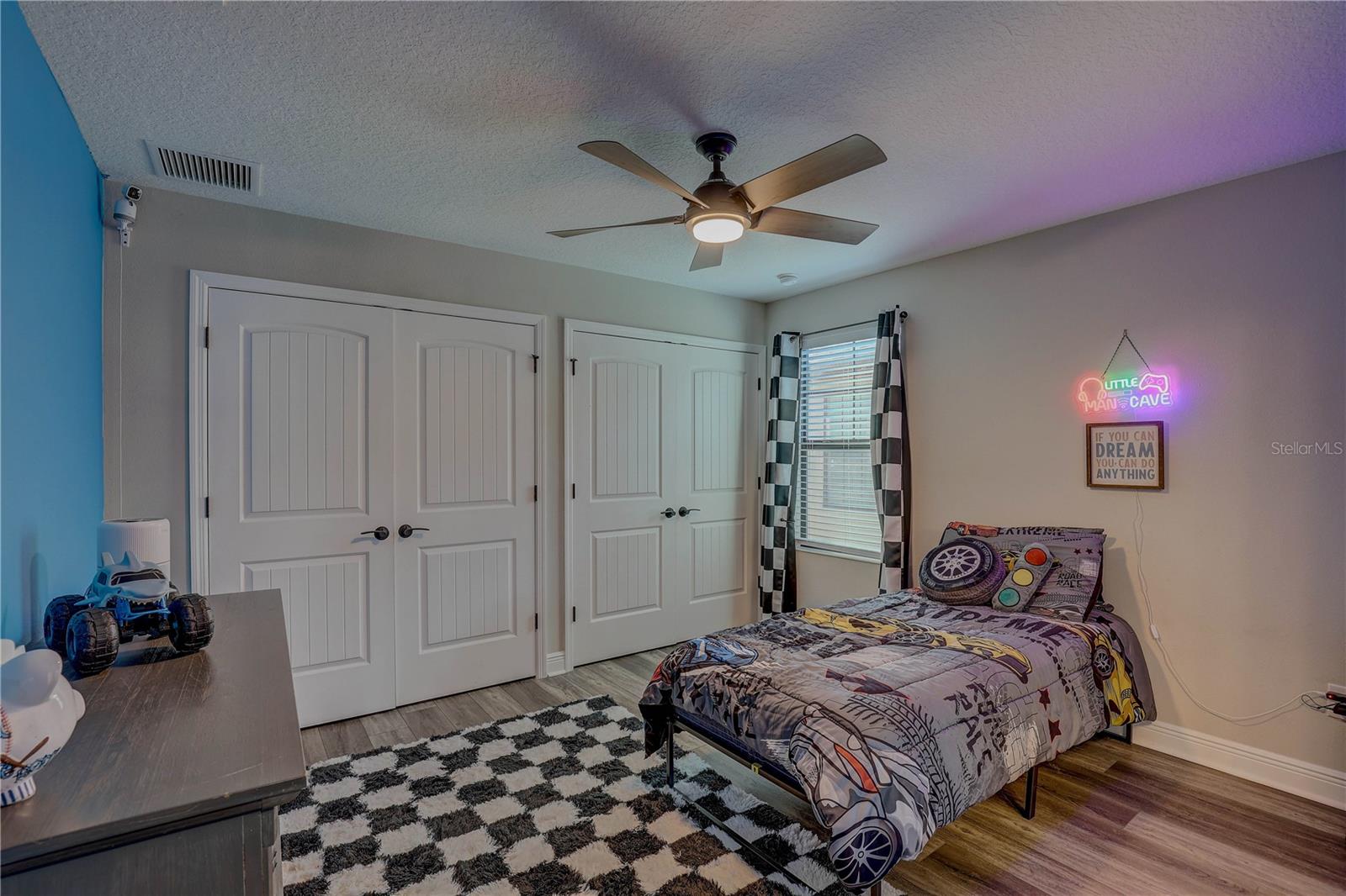 Bedroom 4 also has double the closet space!