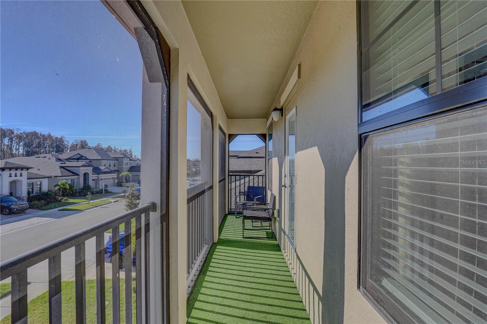 Front balcony off of bedroom 5.