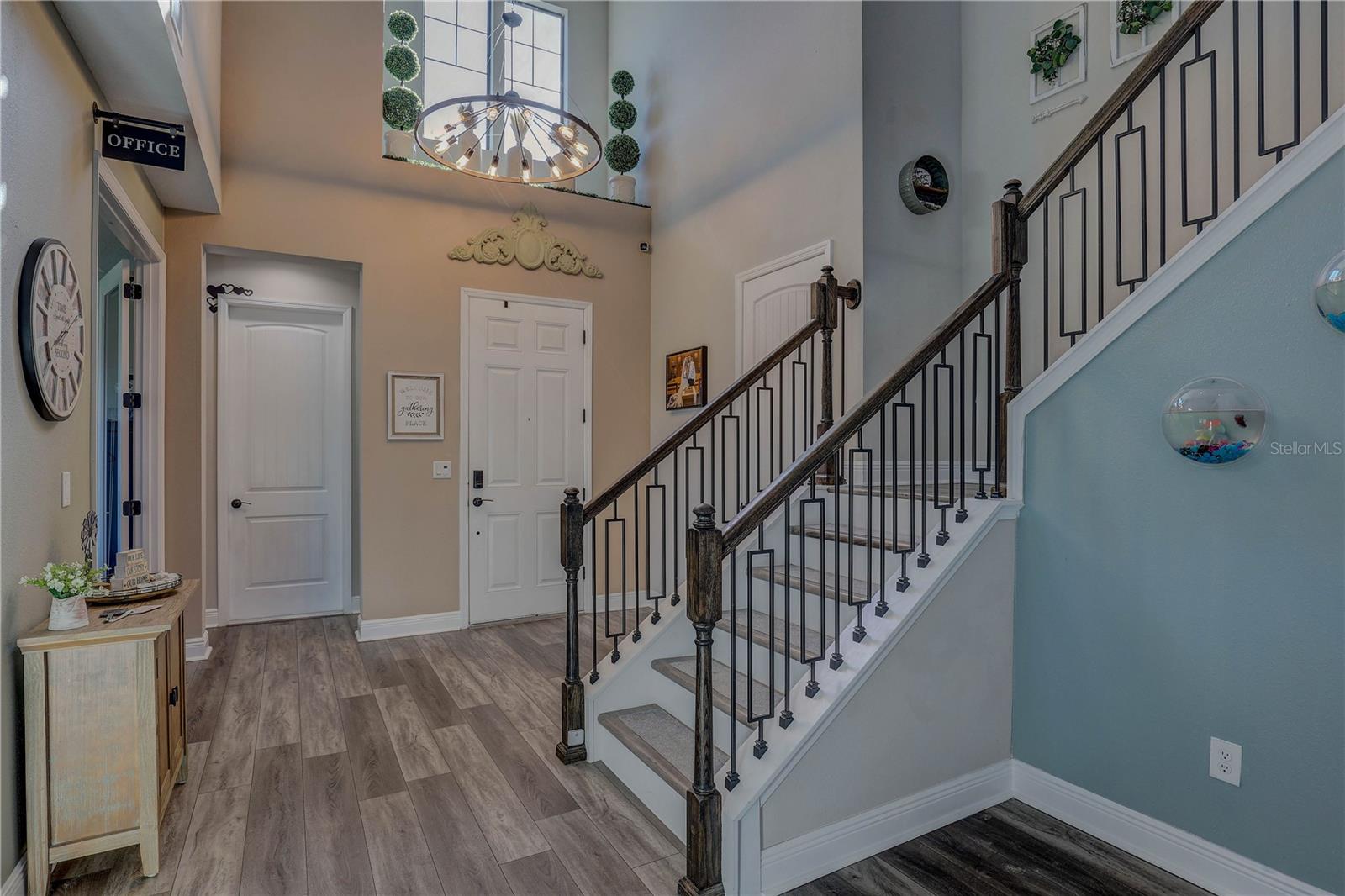 Looking back at front door.