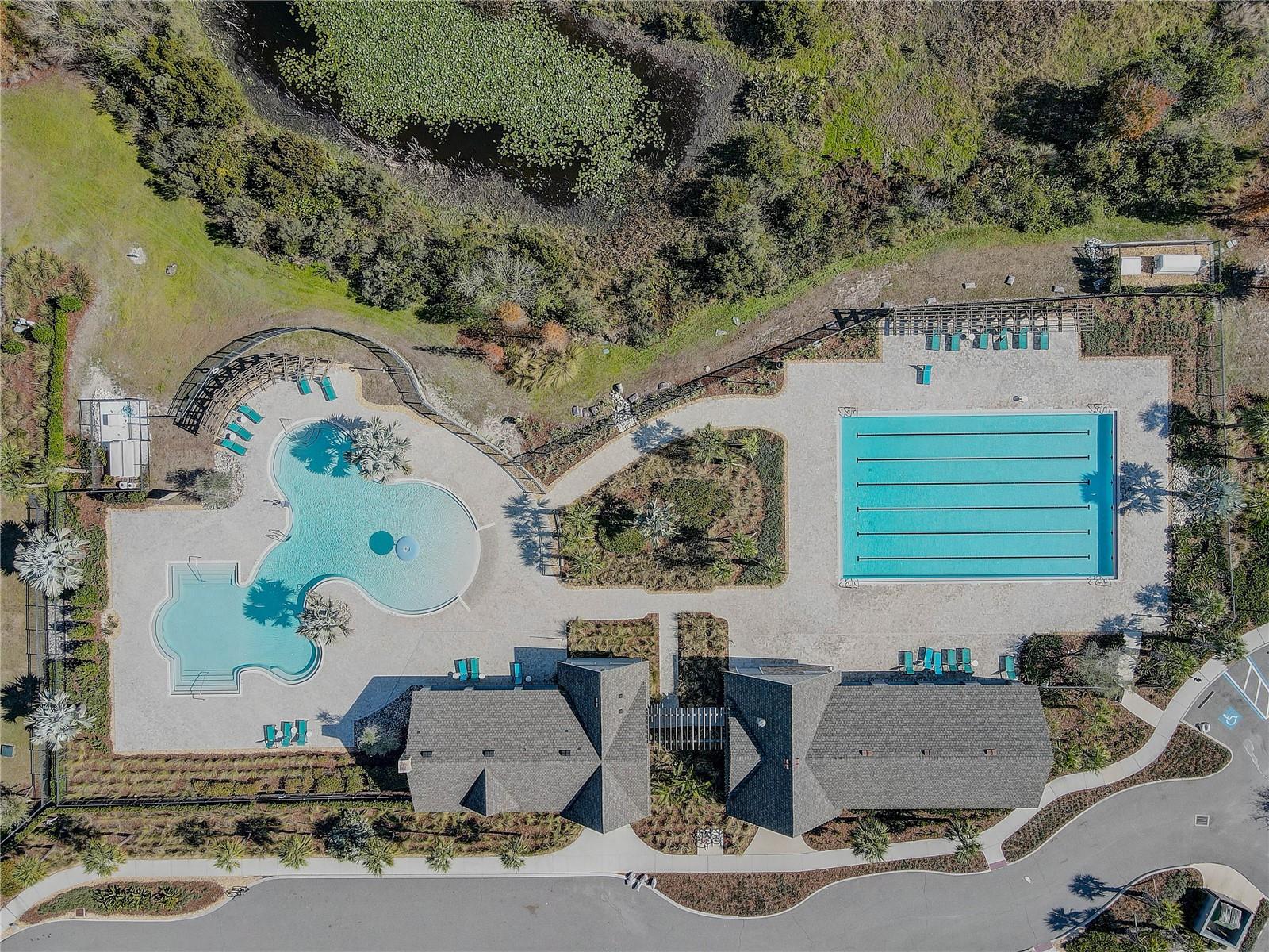 Amenity Center & pools just a short walk away!