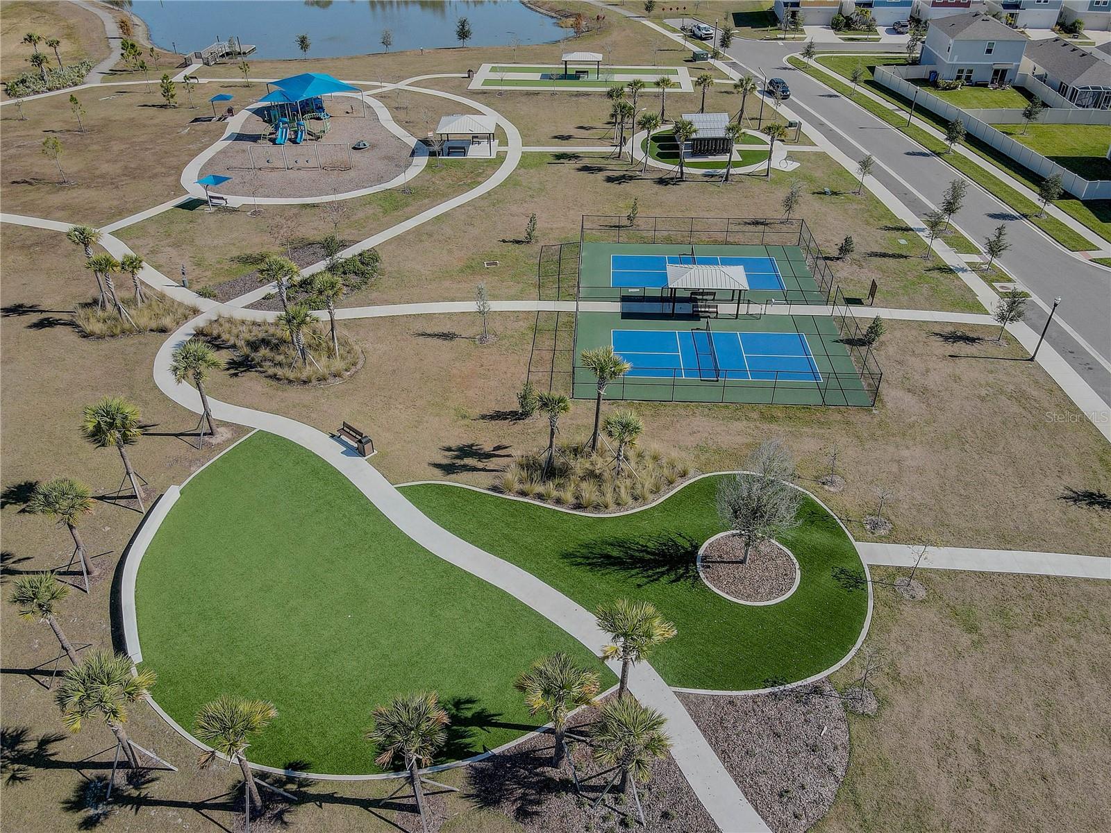 2nd neighborhood park has pickleball and more!