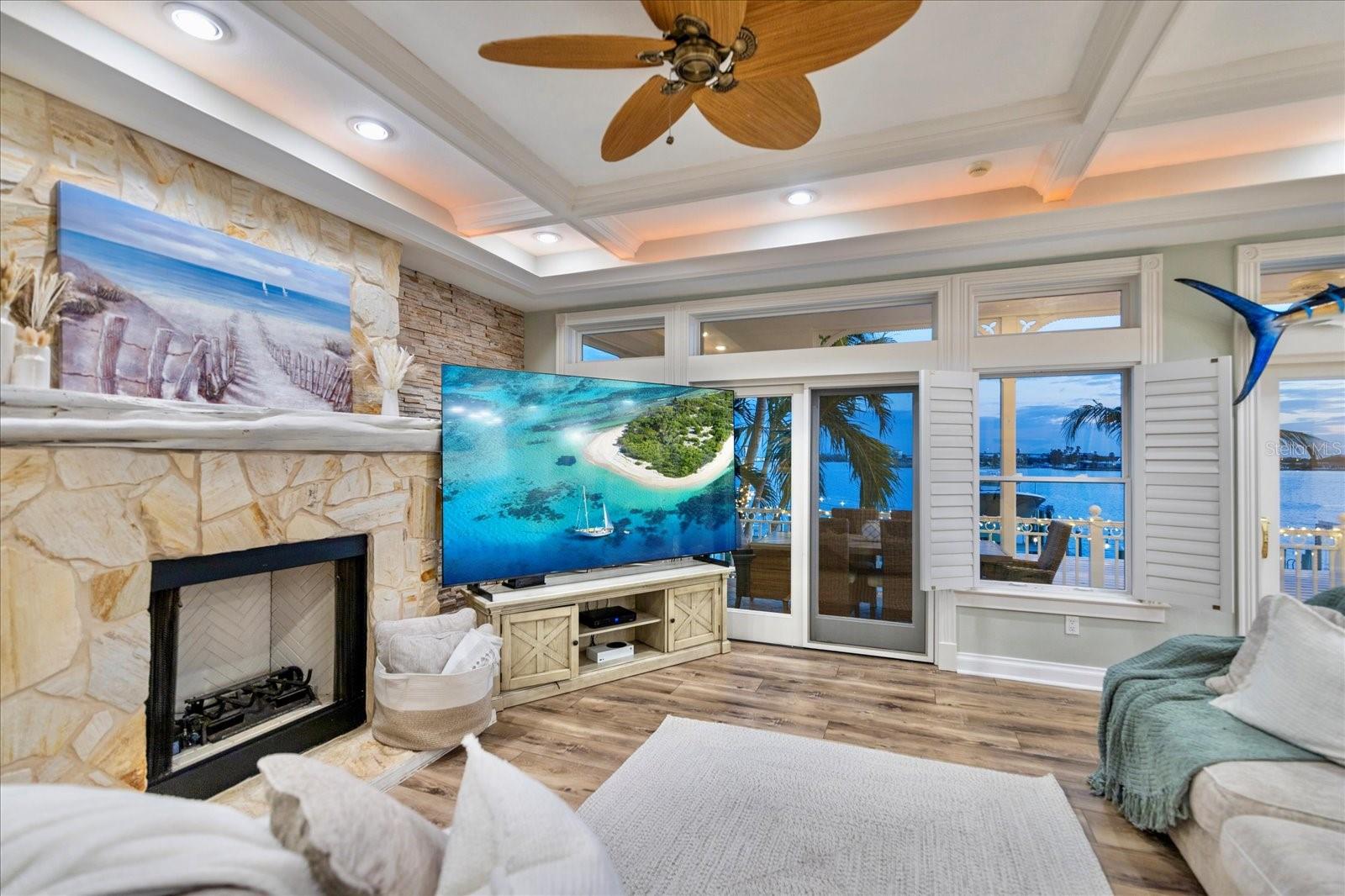 Living Room Evening View