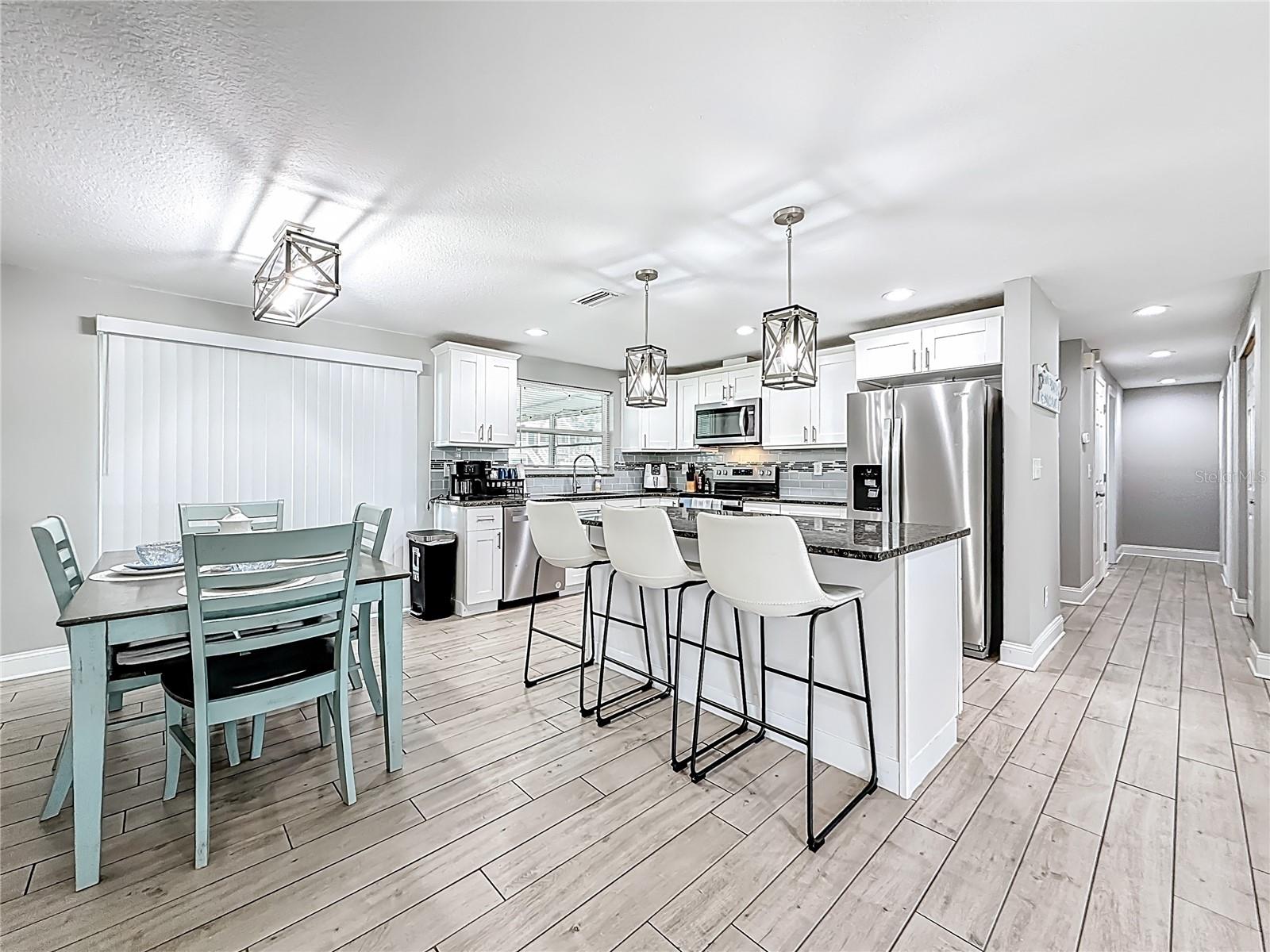 Updated kitchen with bamboo flooring