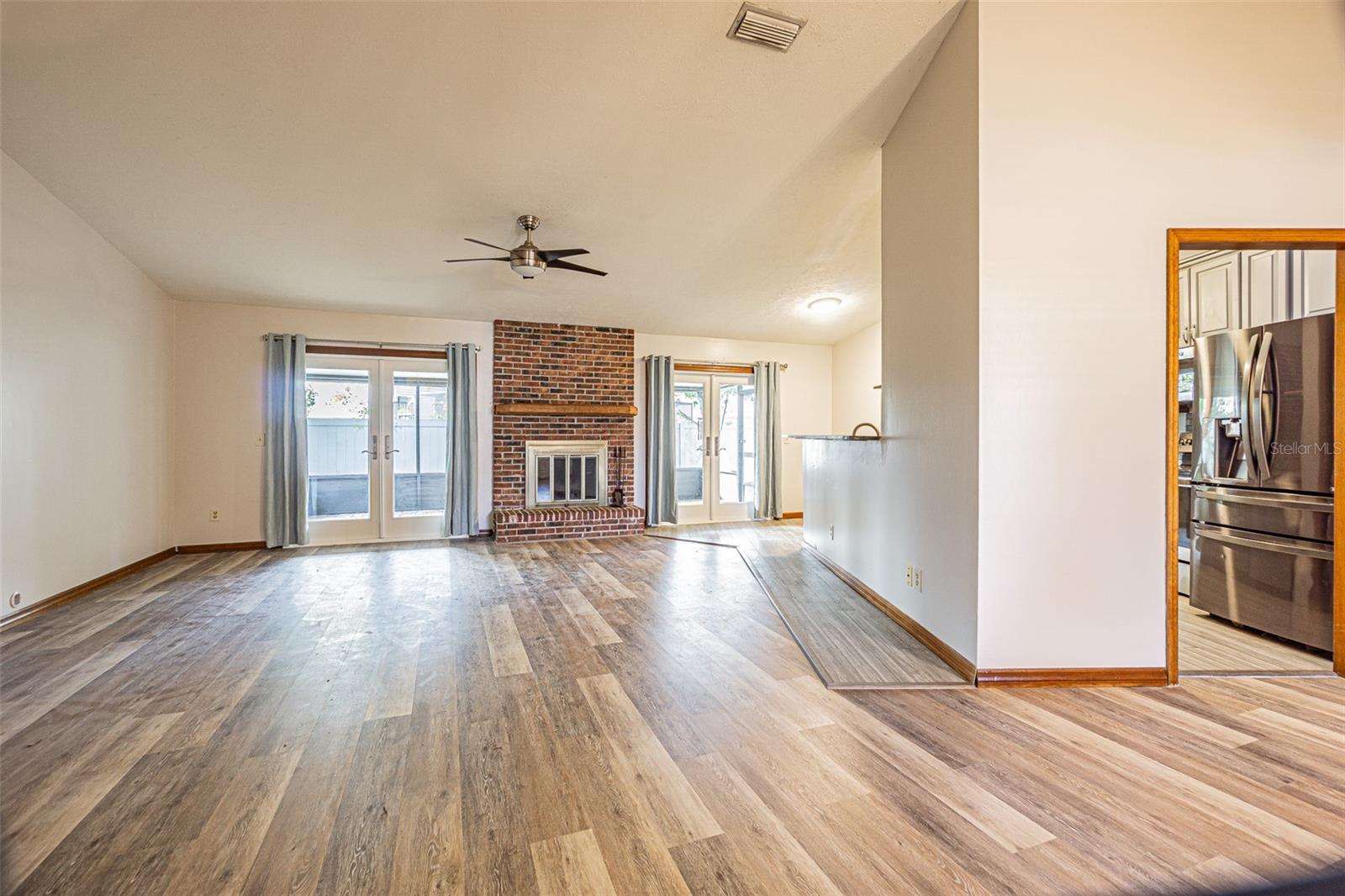 Beautiful brand new luxury vinyl plank flooring