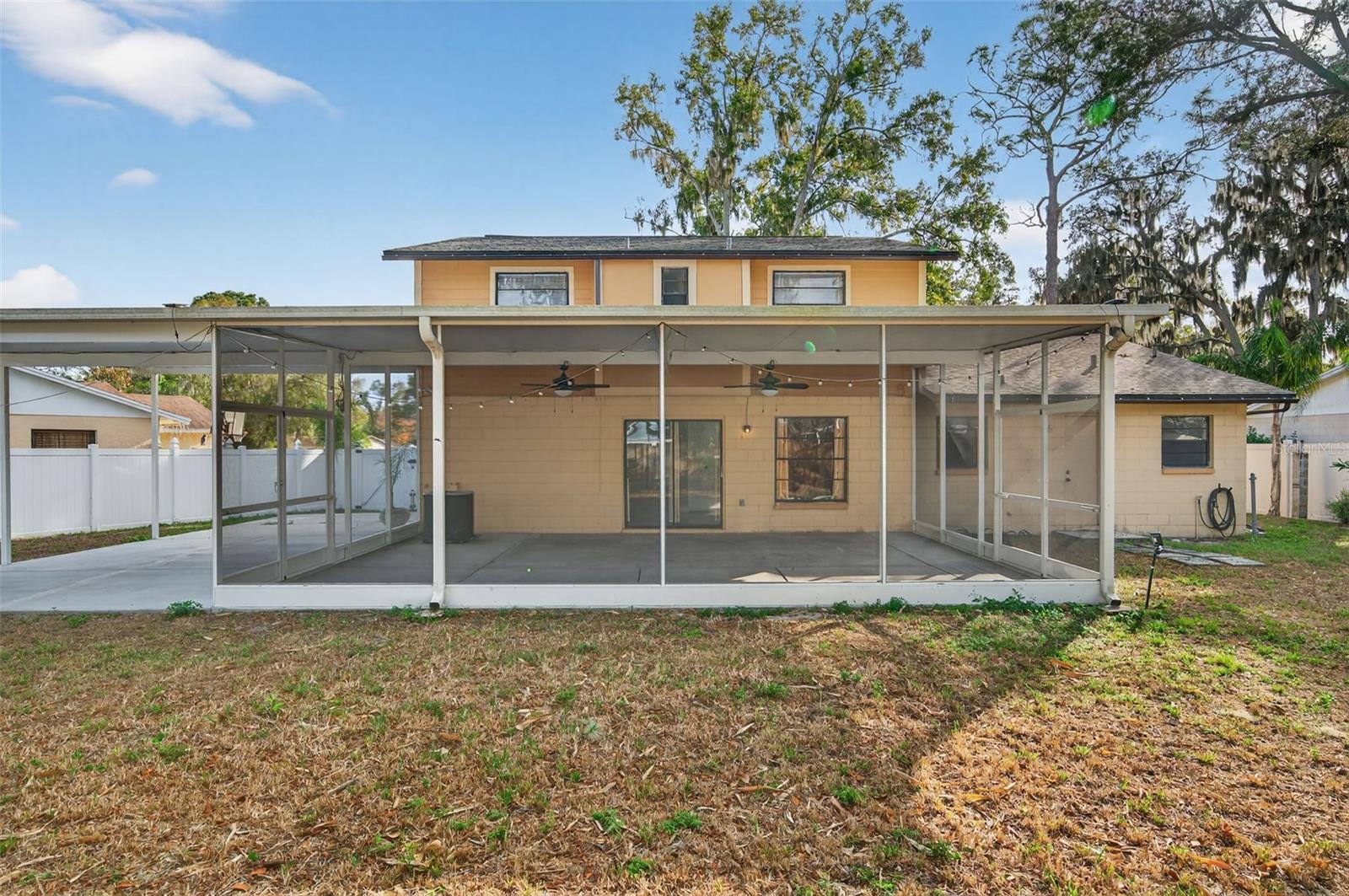 OVERSIZED screened porch